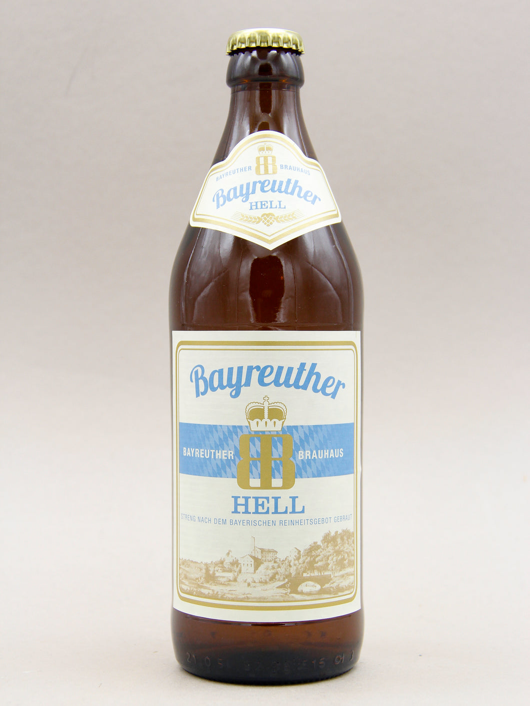 Bayreuther Brauhaus, Bayreuther Hell, Helles Lager (4.9%, 50cl)