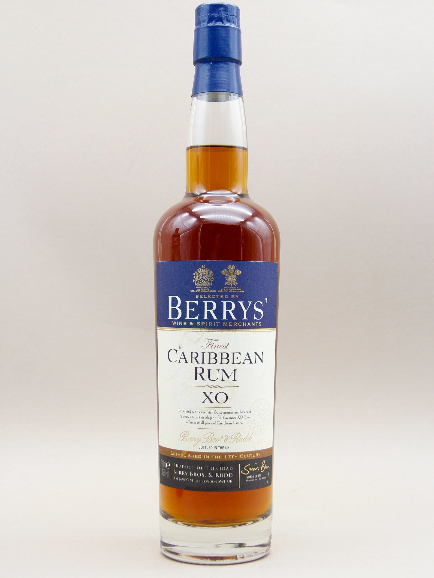 Berrys' Finest Caribbean Rum XO, Caroni - Trinidad (46%, 70cl)