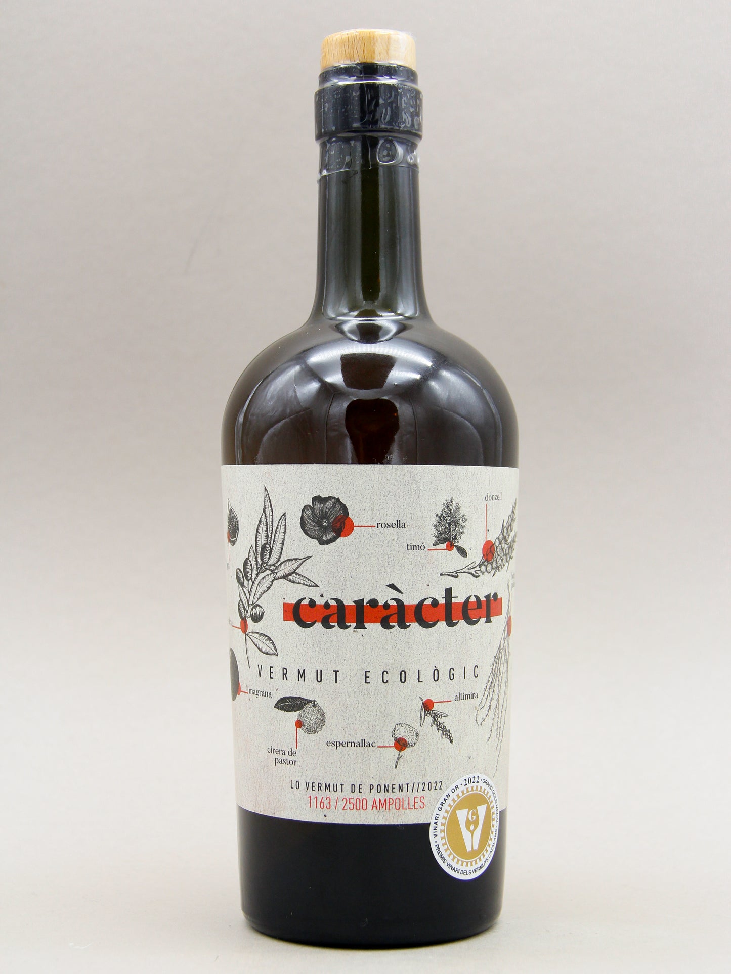 Caràcter, Vermut Ecològic Bianco, Spain (17%, 75cl)