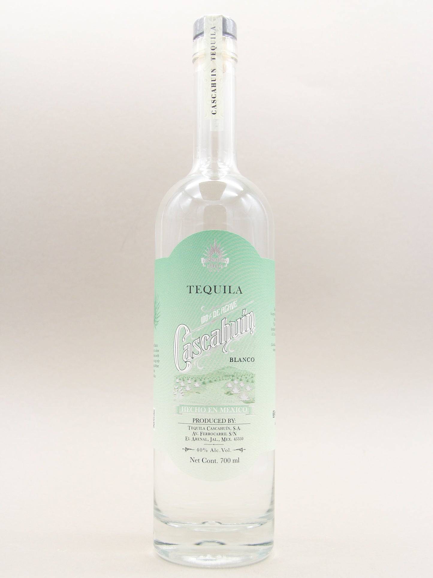 Cascahuin Tequila, Blanco, Lote 601, 100% De Agave (40%, 70cl)