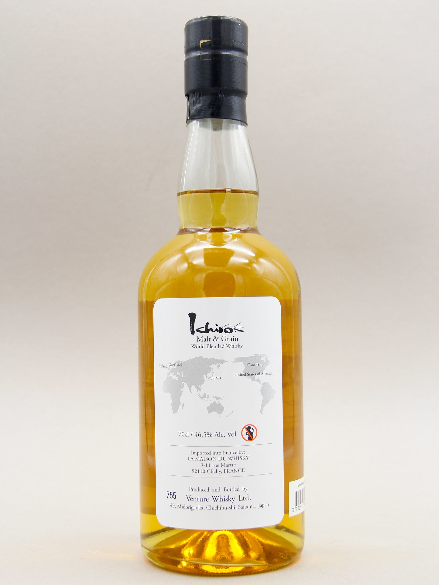 Chichibu, Ichiro's Malt & Grain 755, World Blended Whisky, Japan (46.5%, 70cl)