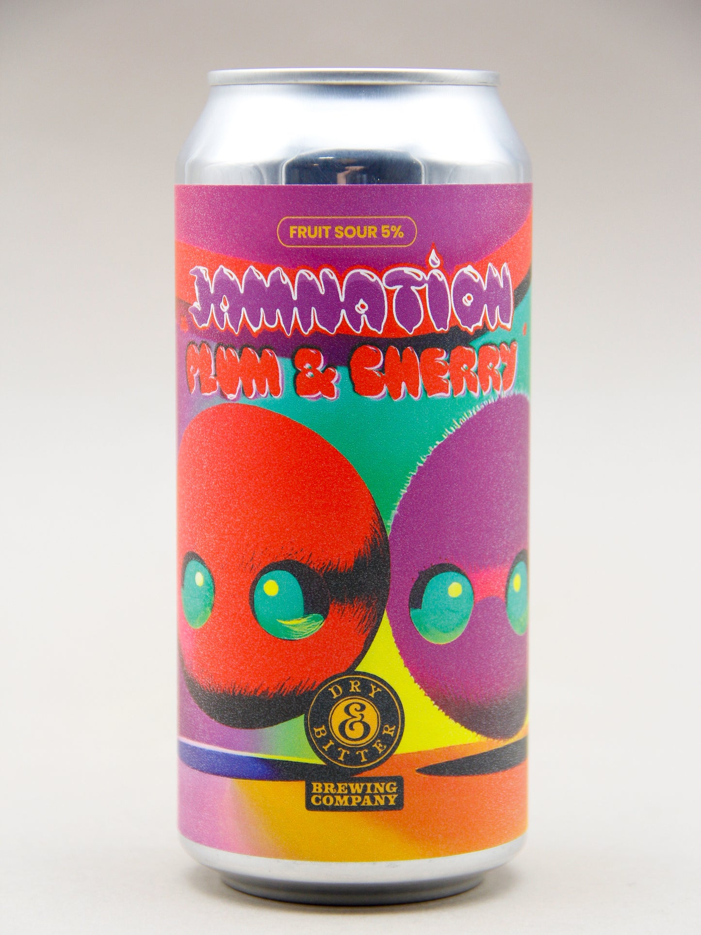 Dry & Bitter: Jamnation v4, Plum & Cherry, Fruit Sour (5%, 44cl CAN)