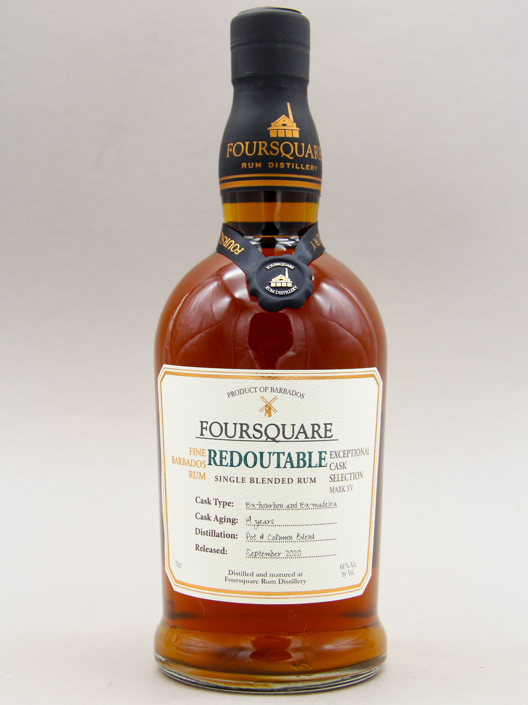Foursquare Exceptional Cask Selection: Redoutable, Single Blended Rum, 14 Years, Barbados (61%, 70cl)