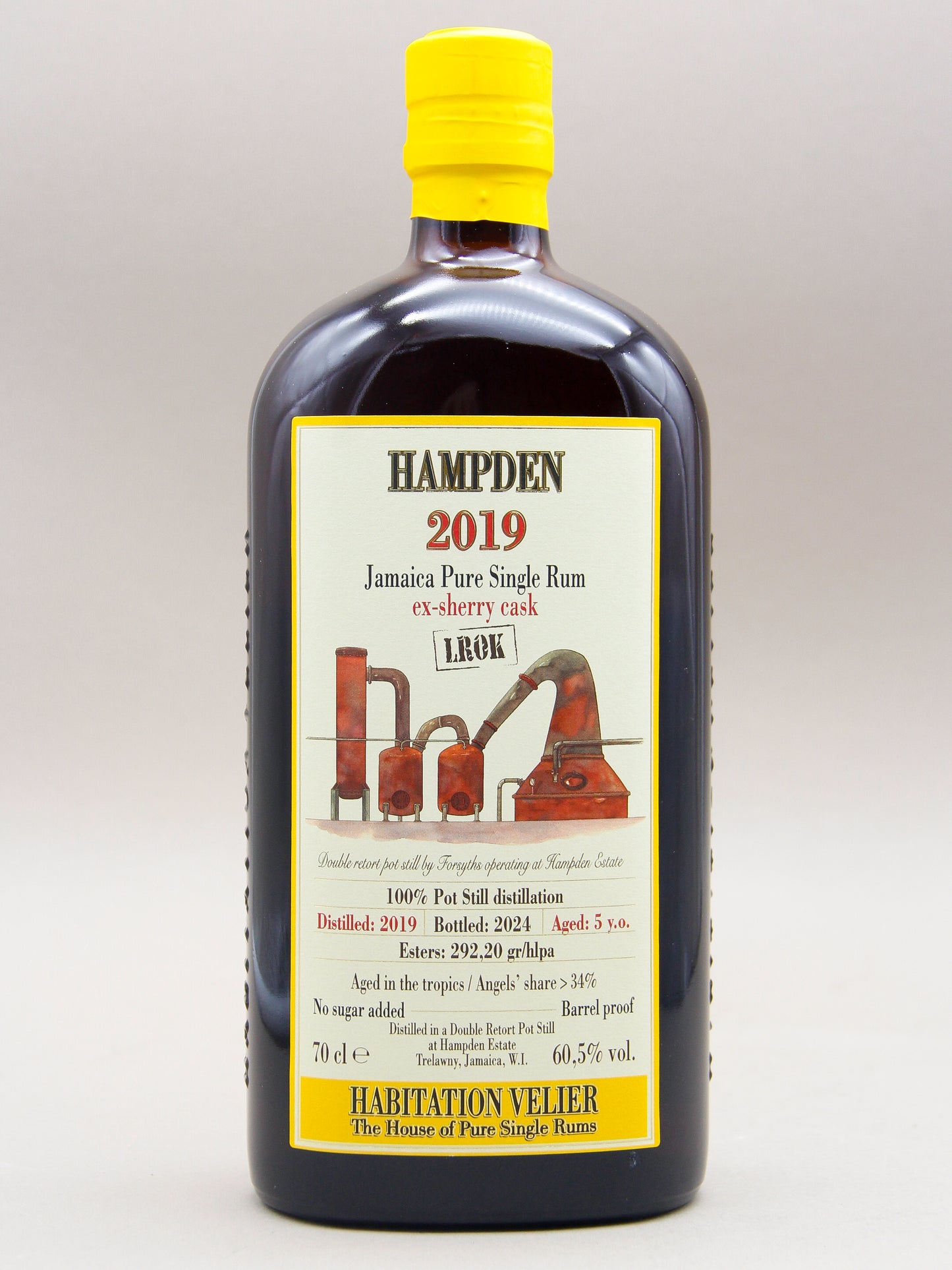 Habitation Velier, Hampden LROK, Ex-Sherry Casks, Jamaica Pure Single Rum 2019 (60.5%, 70cl)