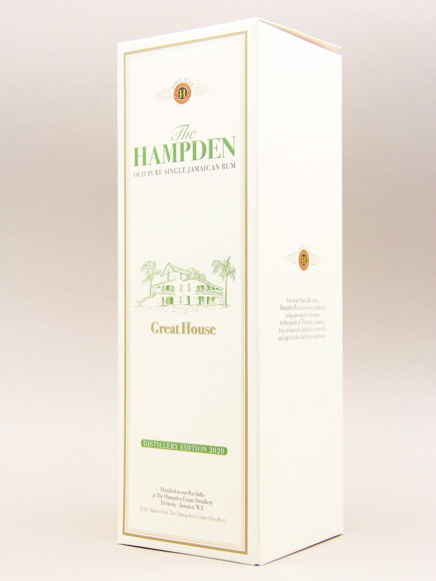 Hampden Estate, Great House, 2020 Old Pure Single Jamaican Rum (59%,70cl)