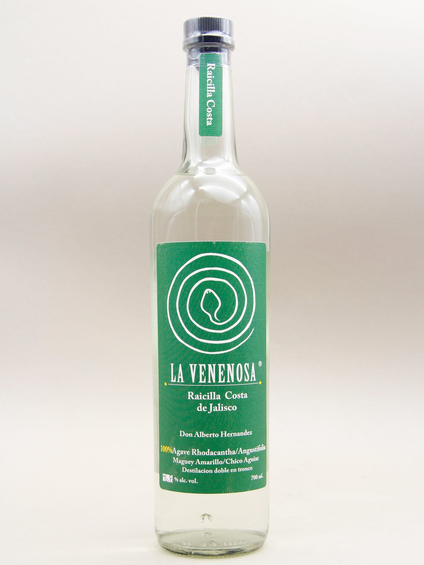 La Venenosa Raicilla Costa de Jalisco, Alberto Hernandez (70cl)