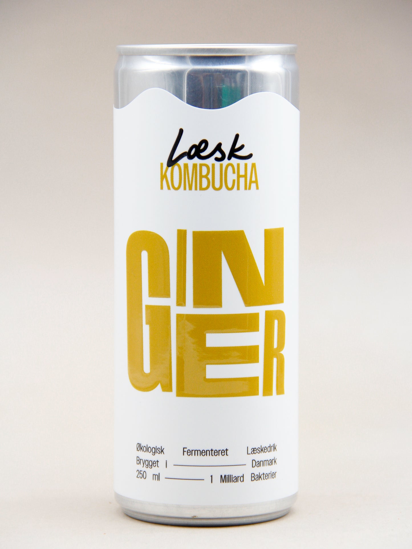 Læsk, Ginger, Organic Kombucha (0%, 25cl)