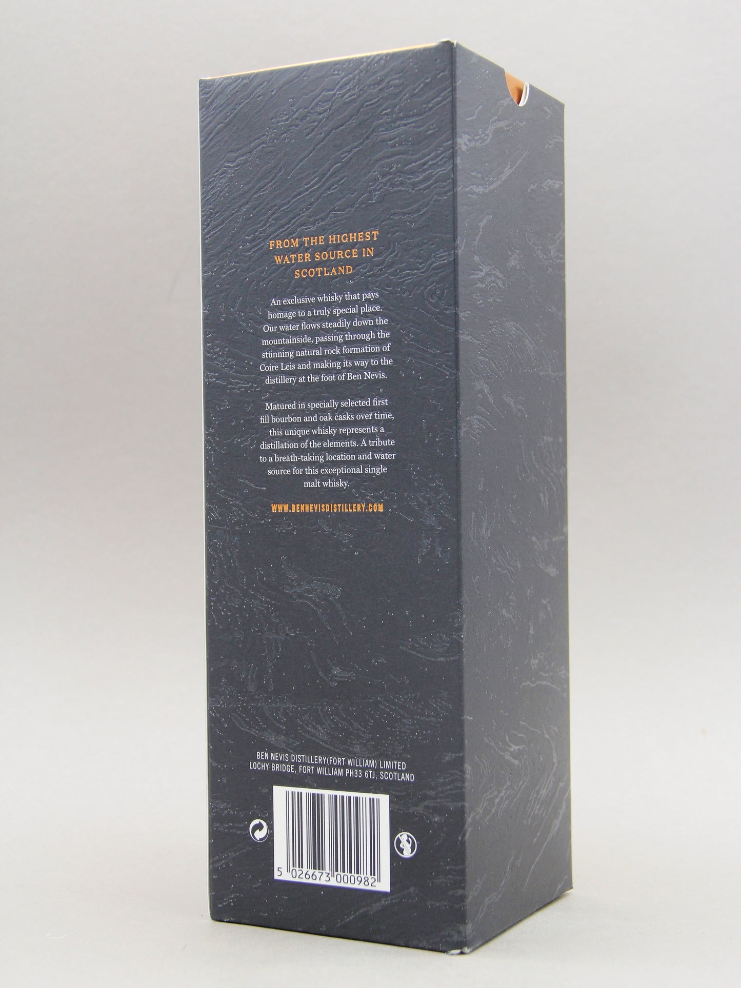 Ben Nevis, Coire Leis, Highland Single Malt Scotch Whisky (46%, 70cl)