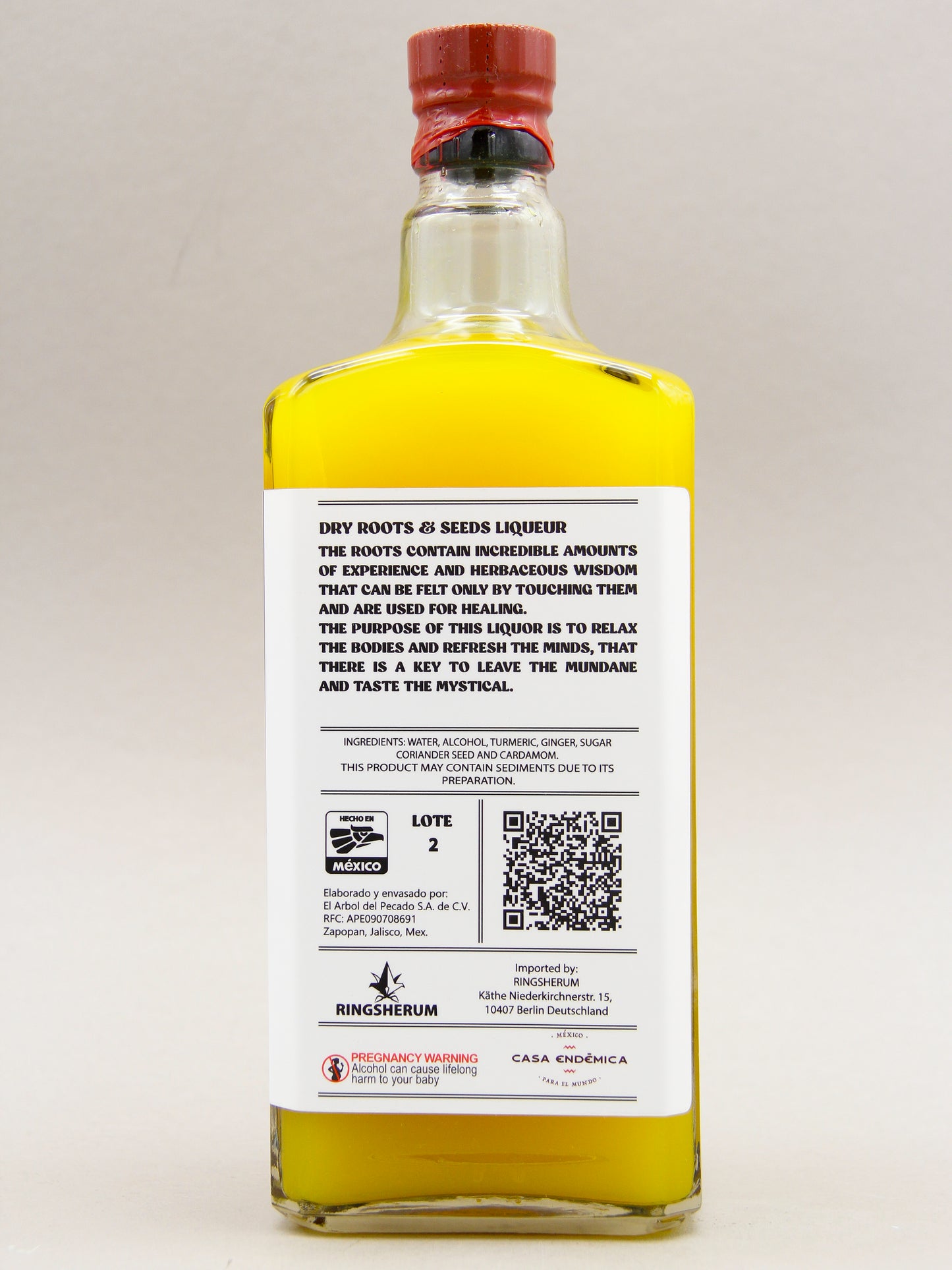 Maxico Mistico, Licor Llevame Lejos, Dry Roots & Seed Liqueur, Mexico (22%, 70cl)