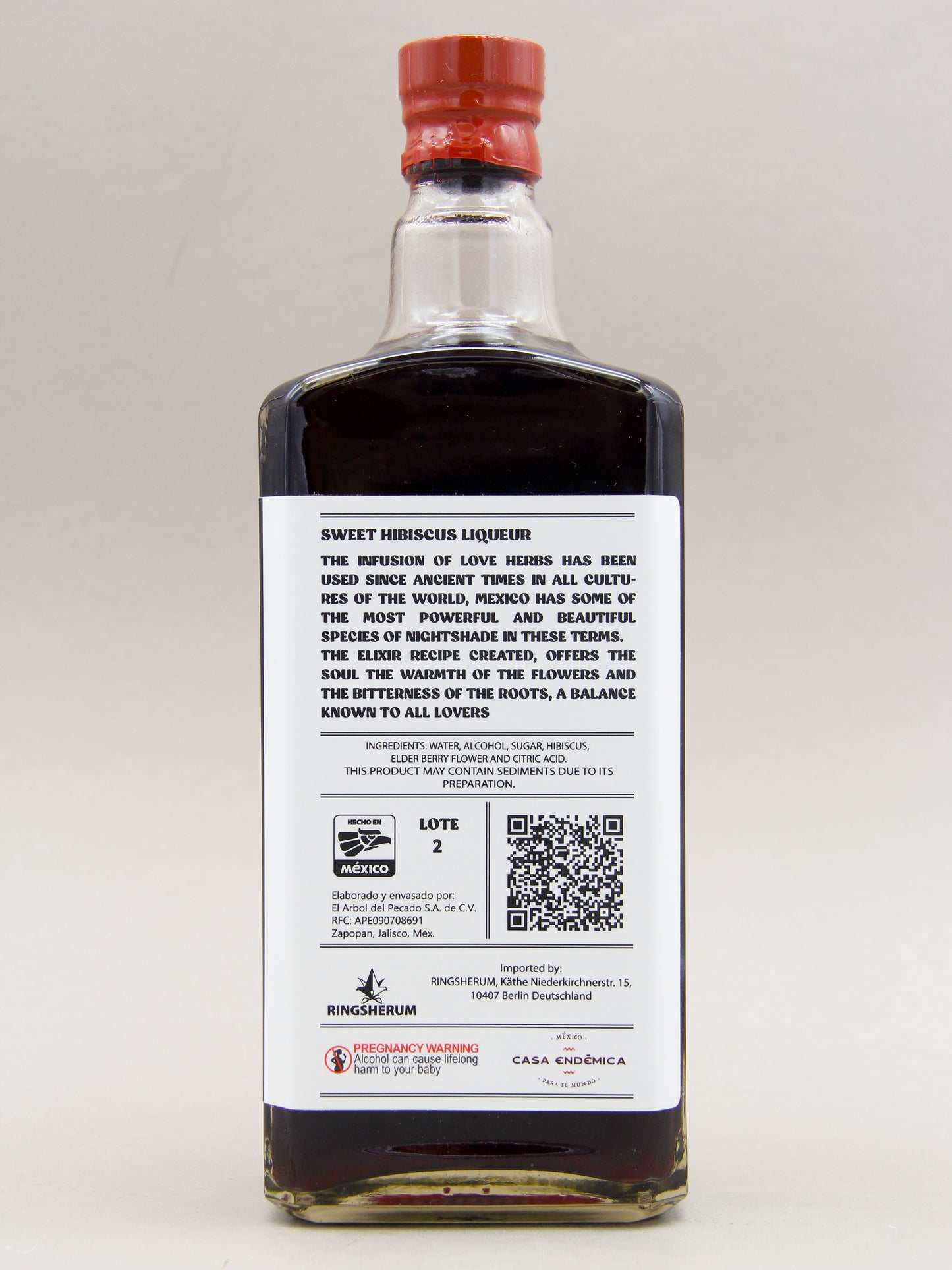 Maxico Mistico, Licor Ven a Mi, Sweet Hibiscus Liqueur, Mexico (20%, 70cl)