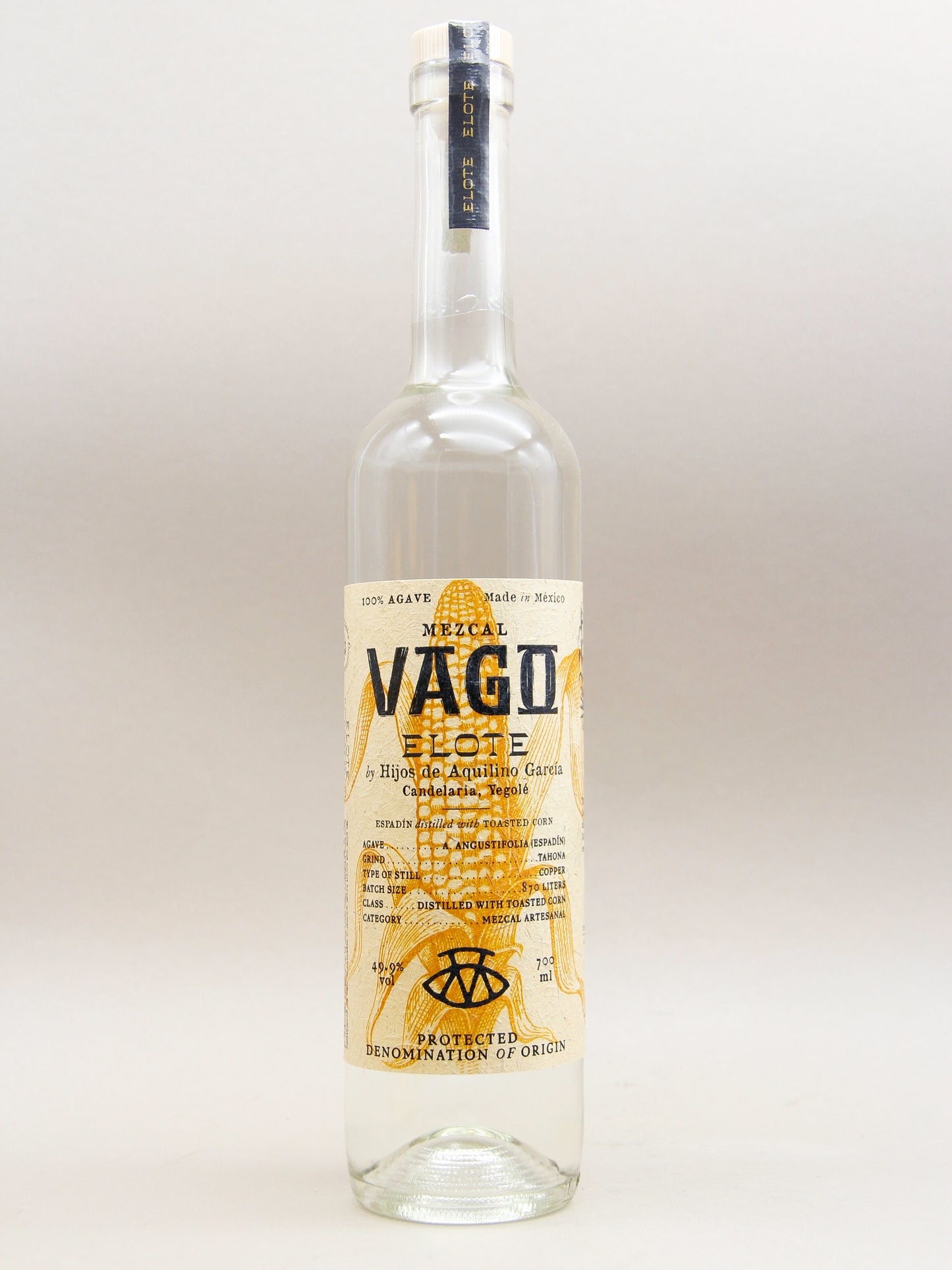 Mezcal Vago, Elote de Hijos de Aquilino García (49.9%, 70cl)