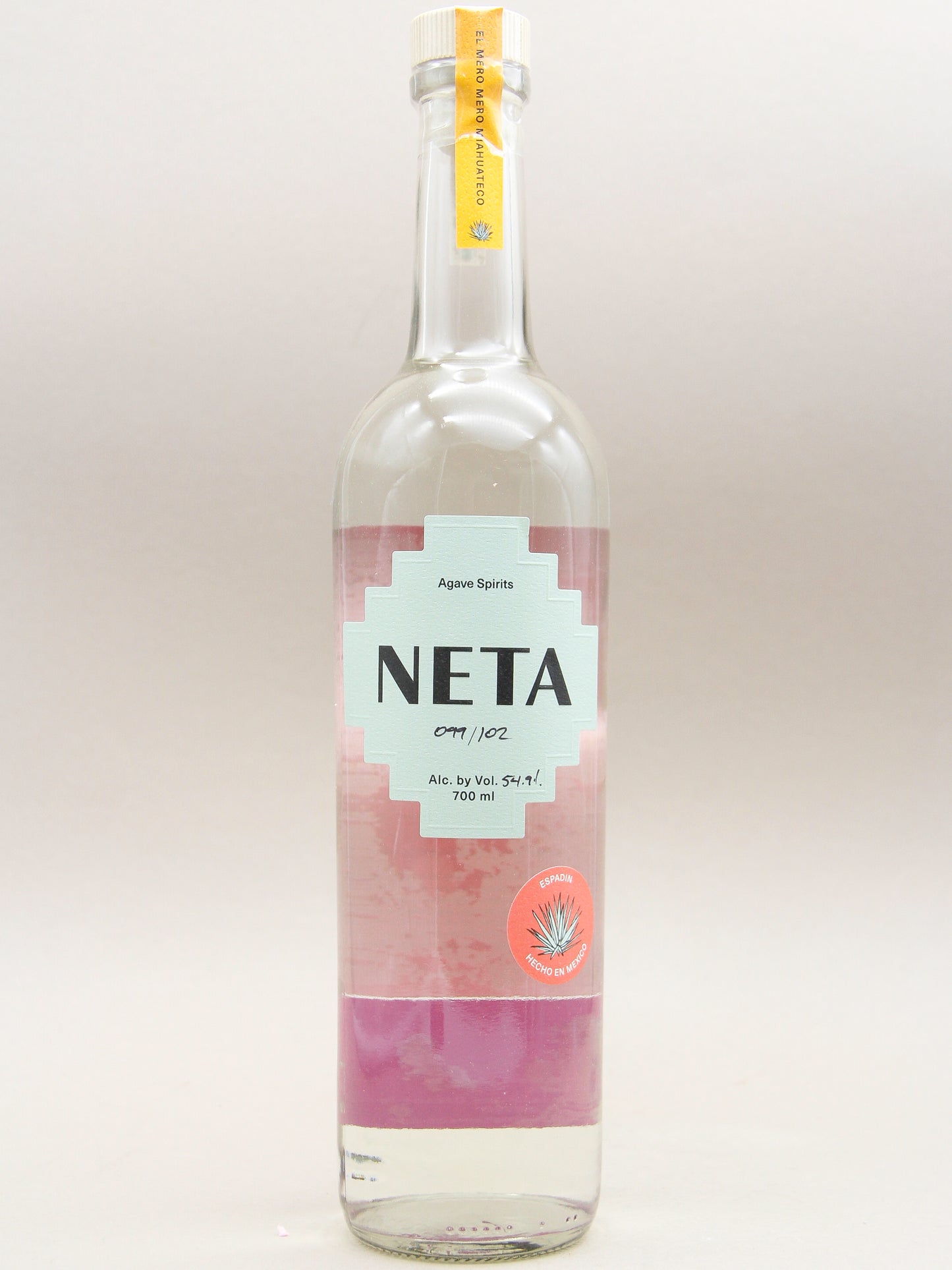 Neta, Espadin Capón, Destilado De 100% Agave, Aniceto García, Miahuatlán Oaxaca July 2024(54,9%, 70cl)