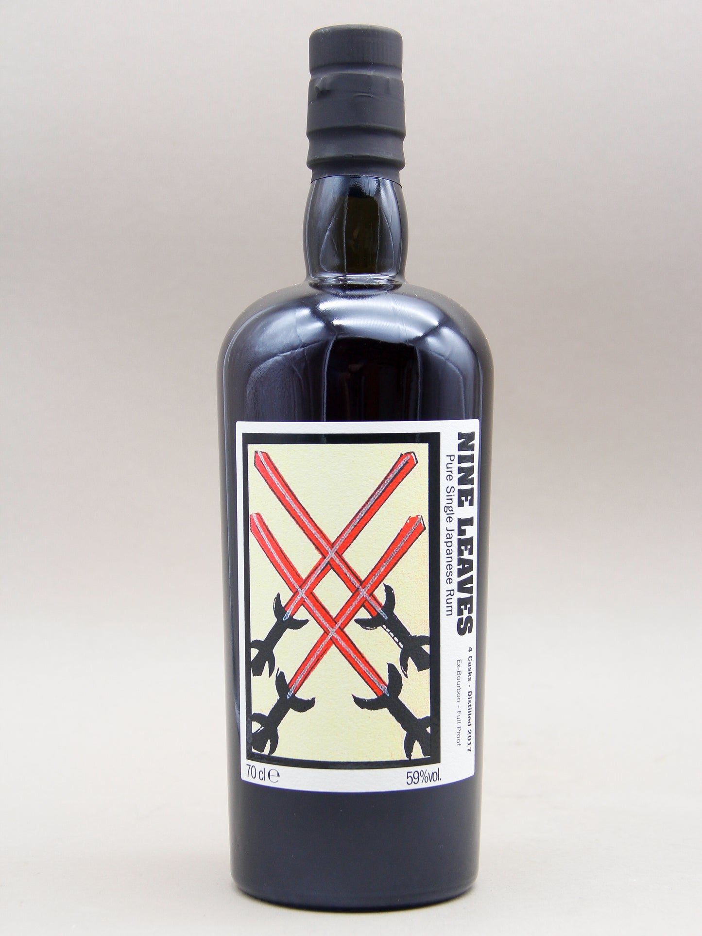 Nine Leaves, 4-casks Ex-Bourbon, 2017, Pure Single Japanese Rum (59%, 70cl)