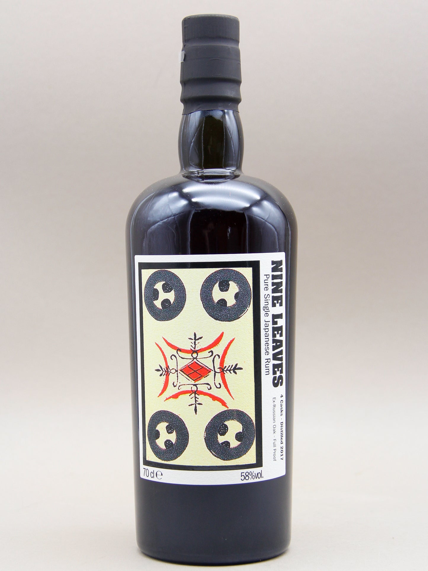 Nine Leaves, 4-casks Ex-Russian Oak, 2017, Pure Single Japanese Rum (59%, 70cl)