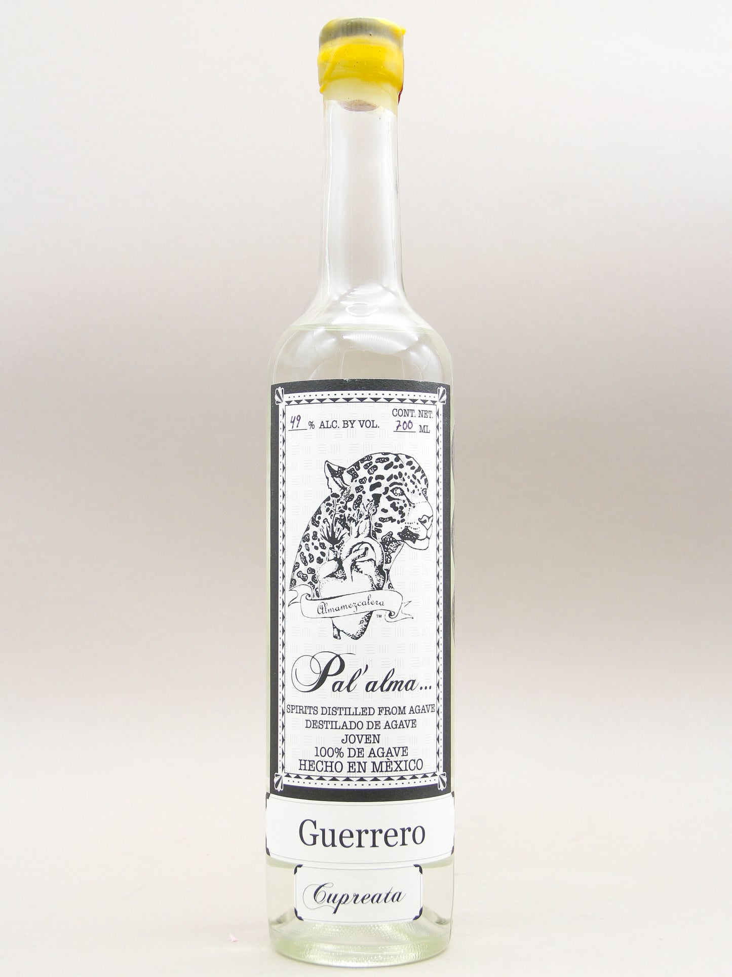 Pal' Alma, Destilado de Agave, 100% Papalote, Cupreata, Guerrero, February 2023 (49%, 70cl)