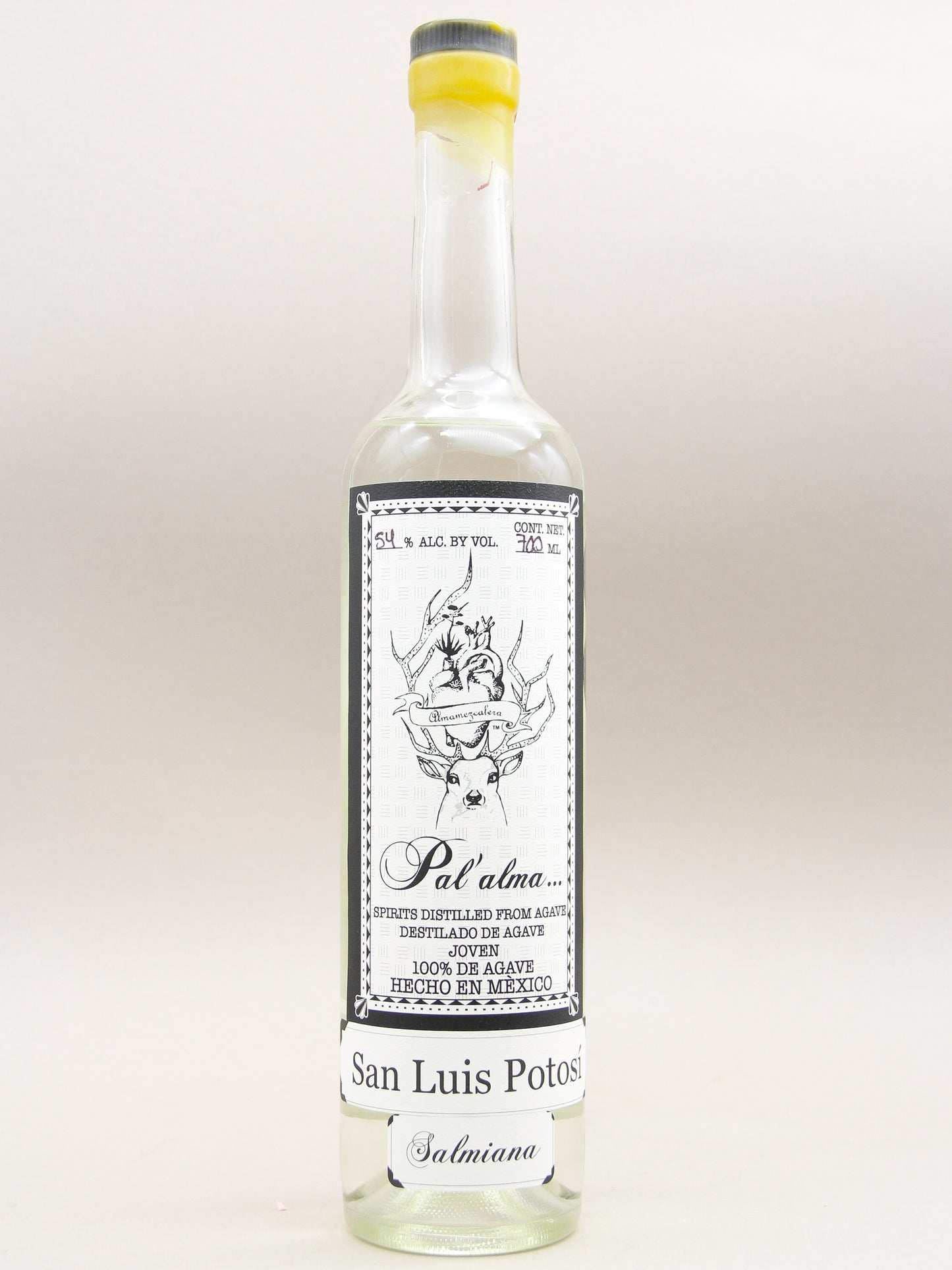 Pal' Alma, Destilado de Agave, 100% Verde, Salmiana, San Luis Potosi, November 2022 (54%, 70cl)