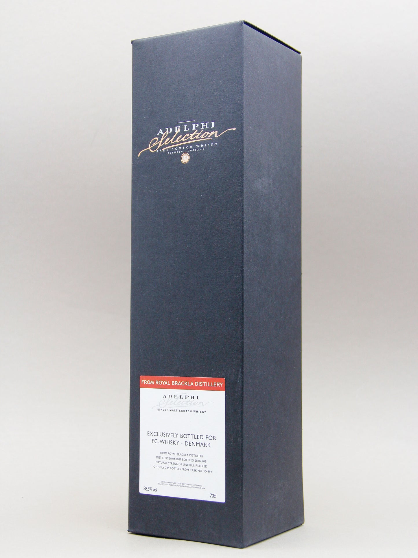 Royal Brackla 2007-2021, Adelphi Selection, Single Malt Scotch Whisky (58.5%, 70cl)
