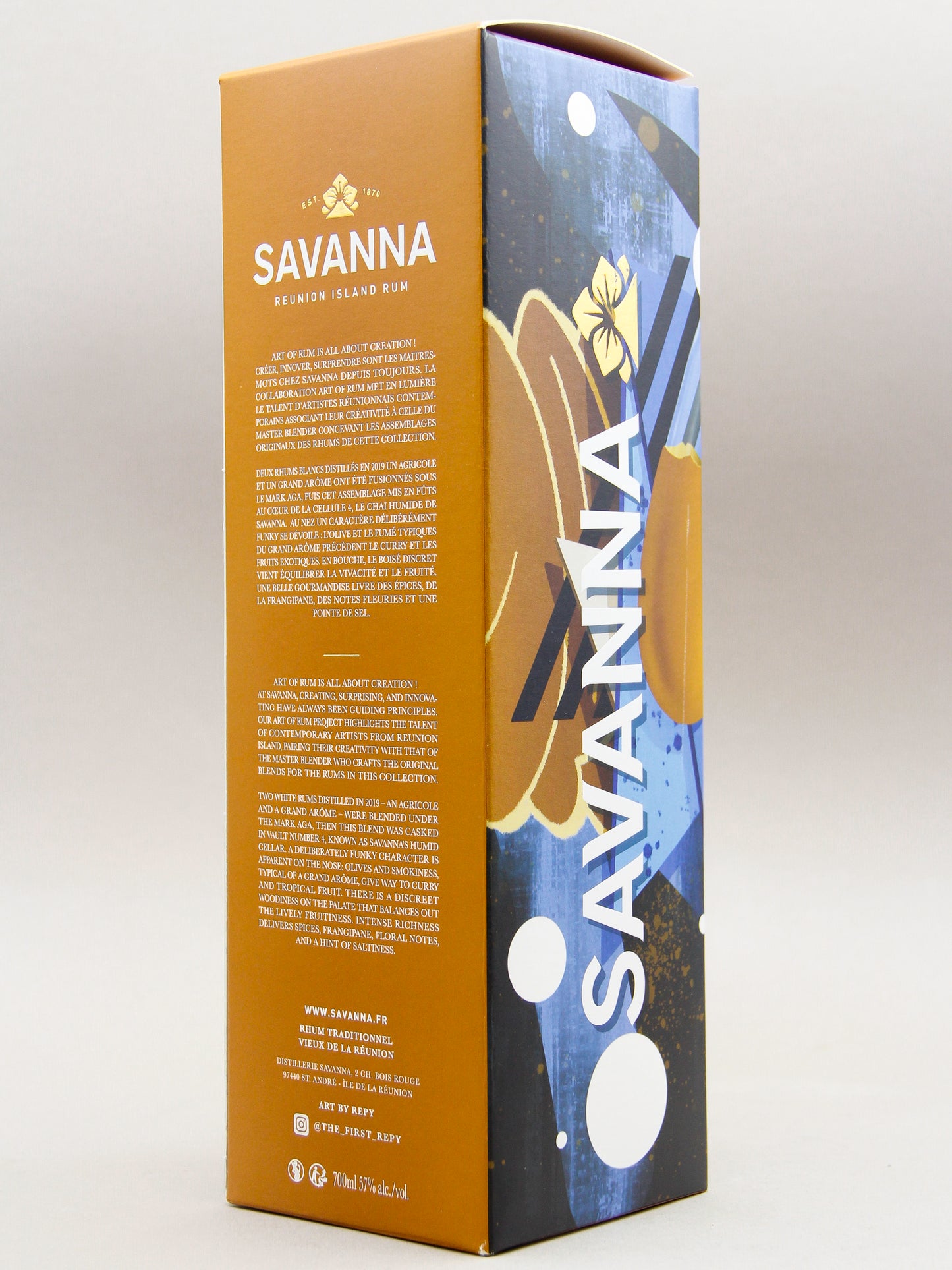Savanna, Art of Rum, REPY#3, Rhum Reunion (57%, 70cl)