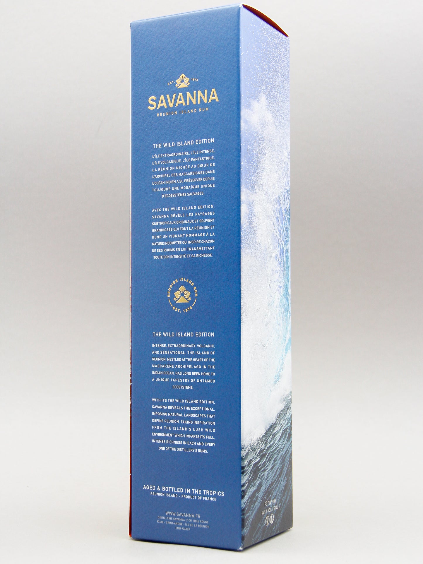 Savanna Wild Island Single Cask No. 985, 2006, Rhum Reunion (64.5%, 50cl)