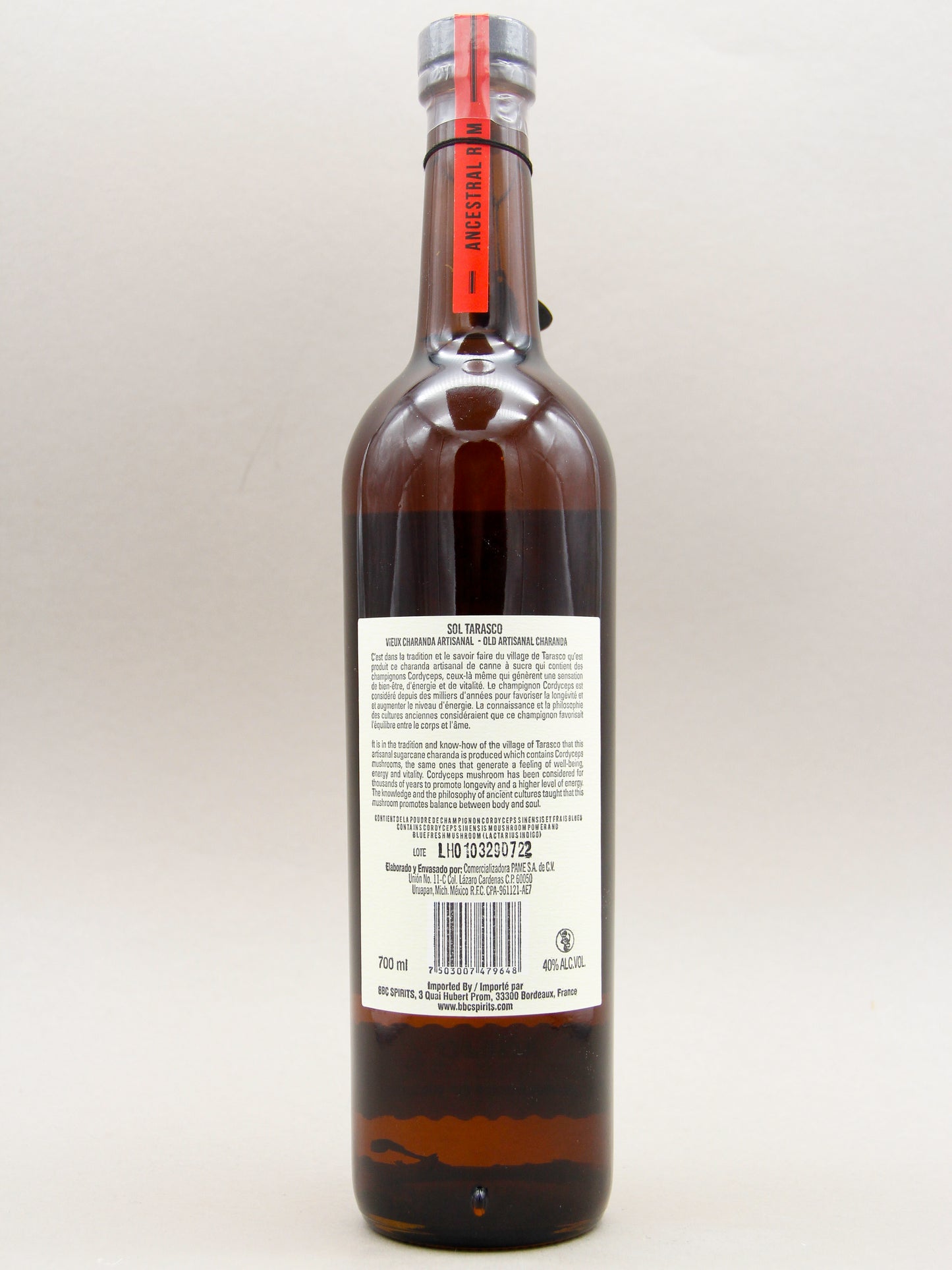 Sol Tarasco, Añejo Charanda Rum Hongos, Mexico (40%, 70cl)