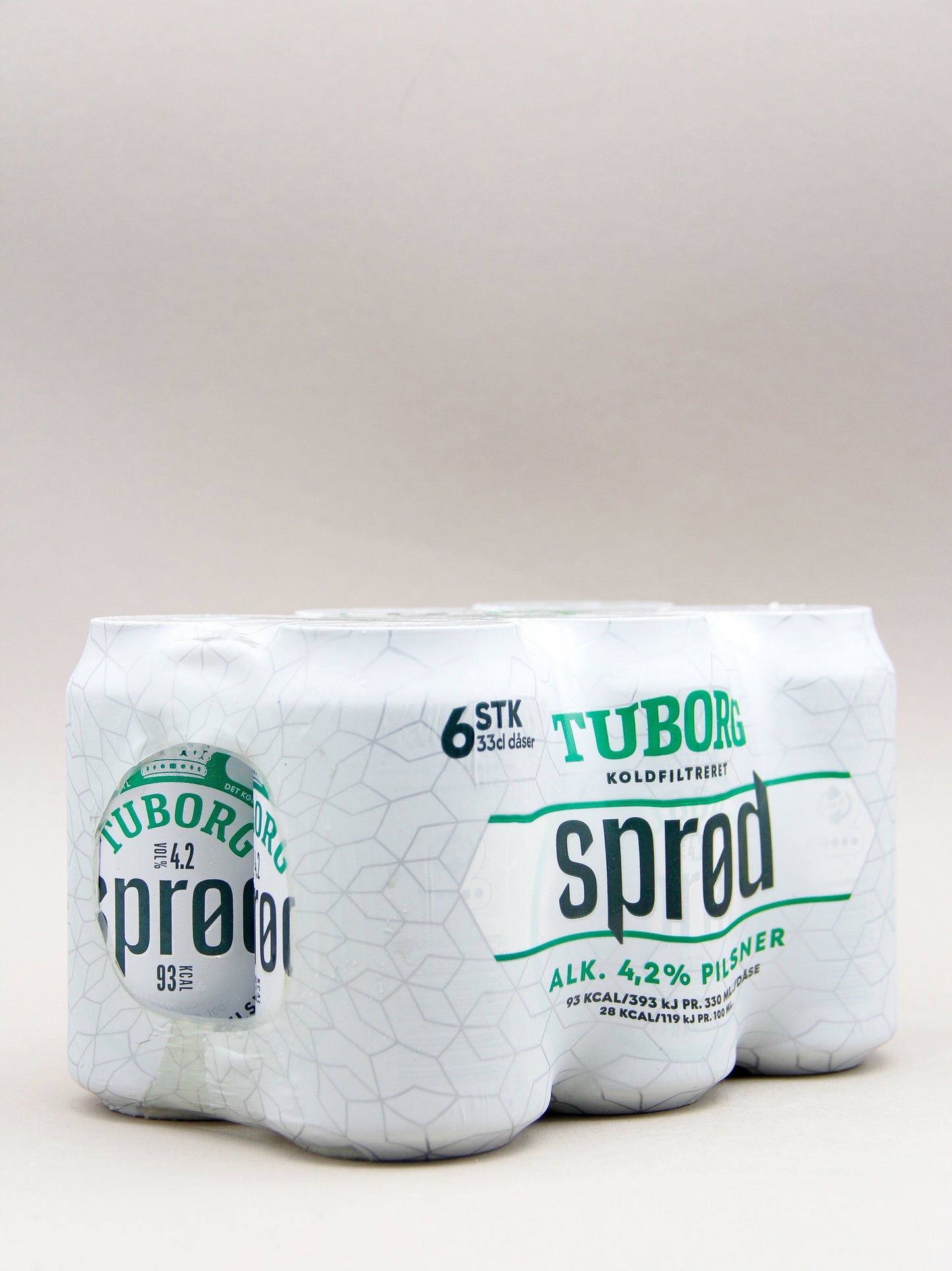 Tuborg Sprød - Cold filtered Pilsner (4.2%, 33cl x 6-pack)