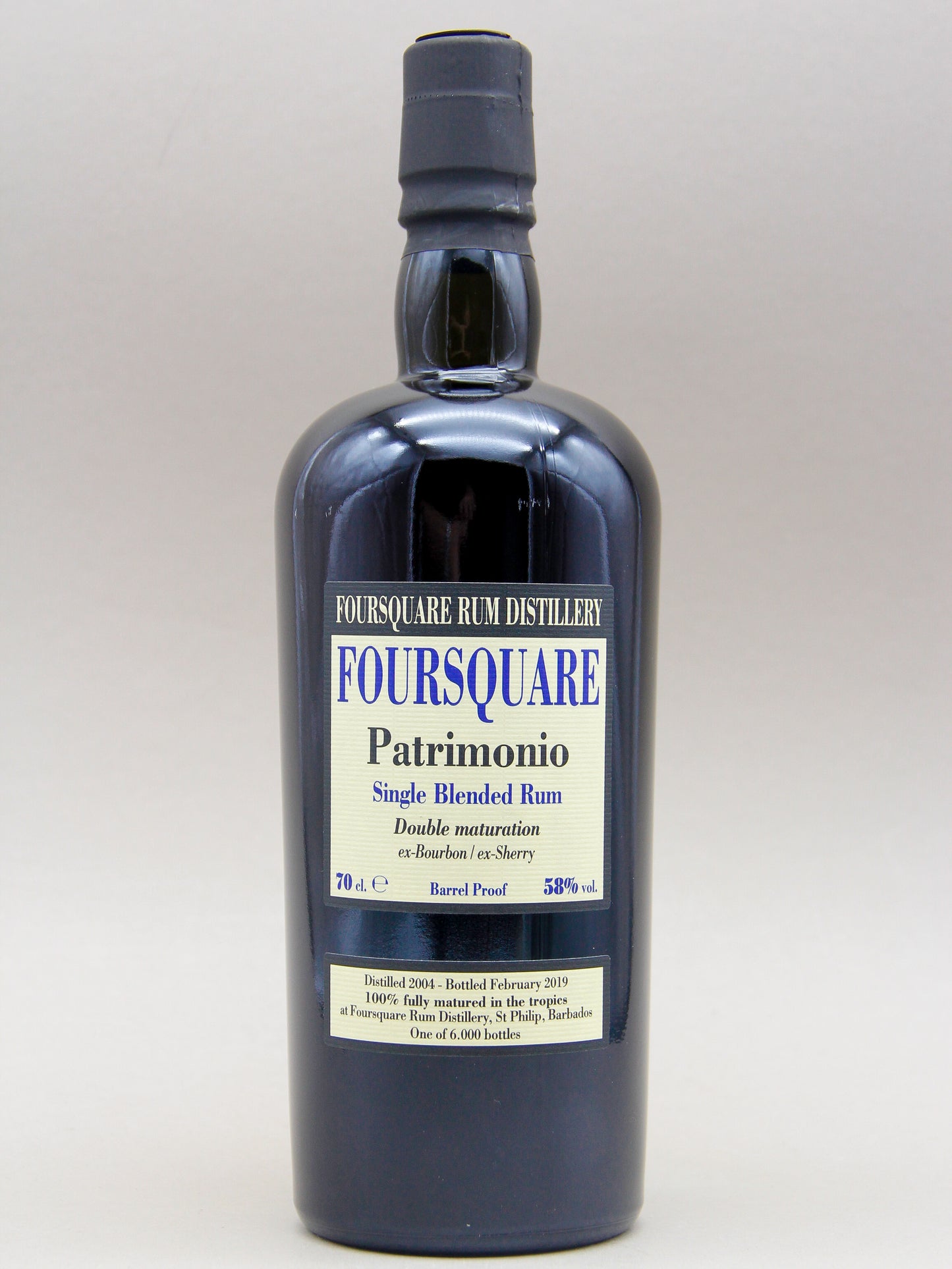 Velier, Foursquare Patrimonio, Barbados Rum (58%, 70cl)
