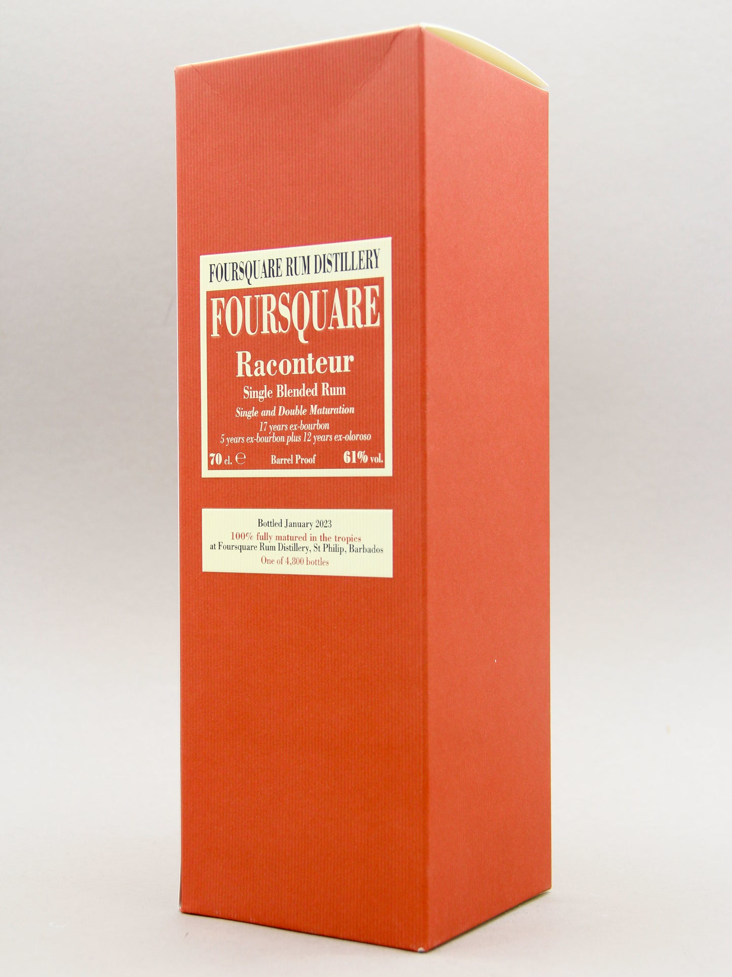 Velier Foursquare Raconteur, Single Blended Barbados Rum, 17 Years (61%, 70cl)