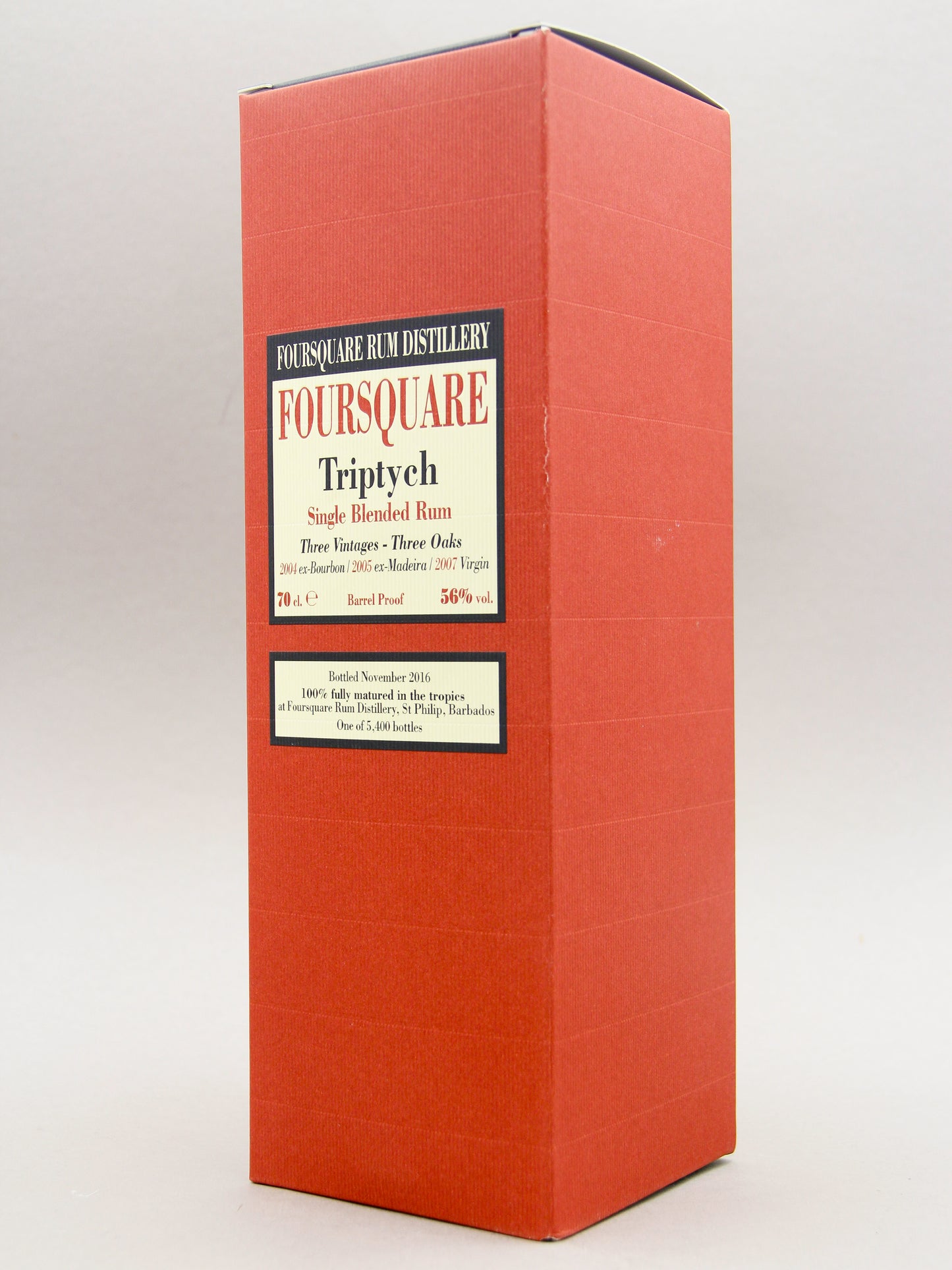 Velier Foursquare Triptych, Barbados Rum (56%, 70cl)