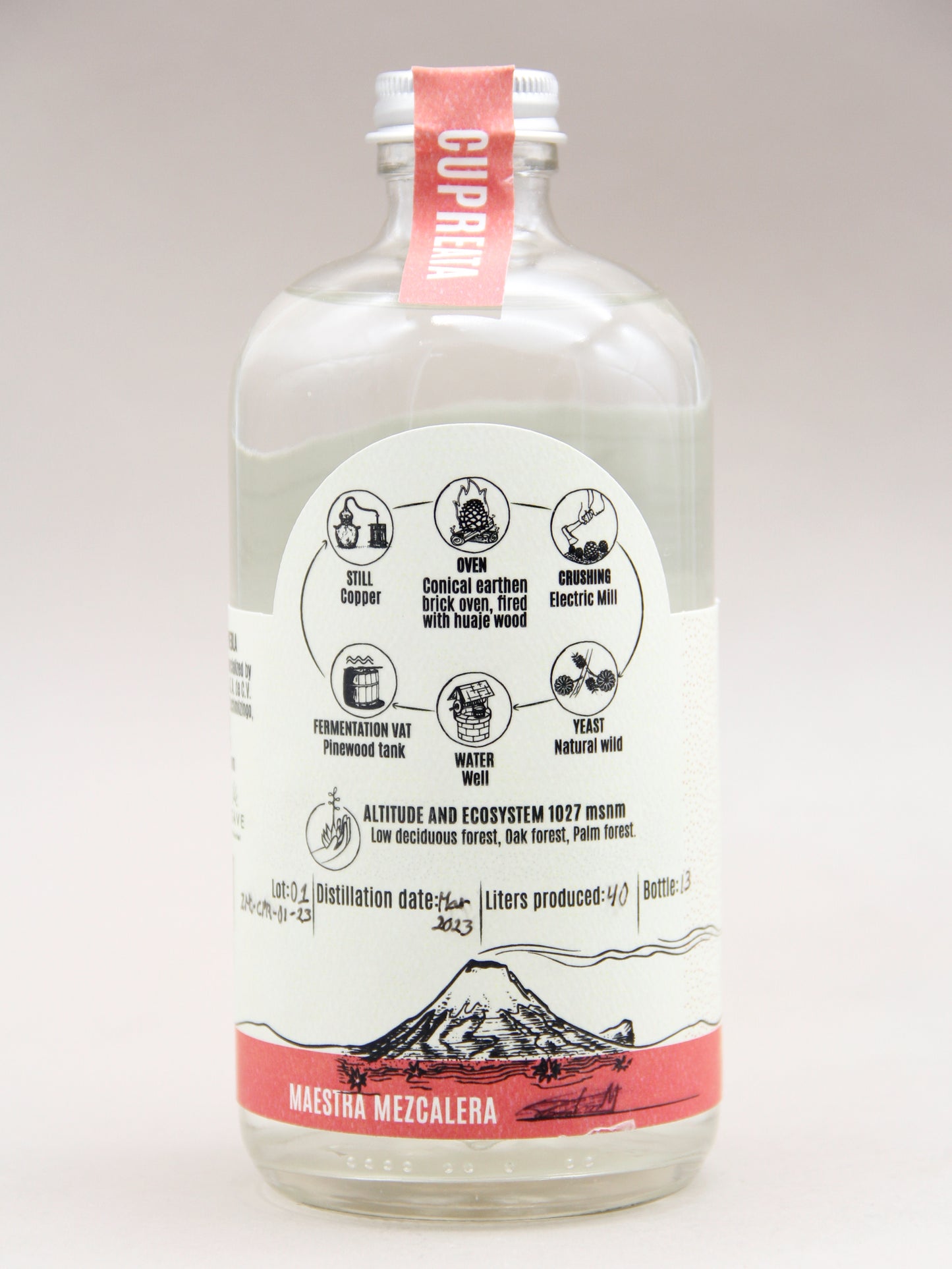 Zinacantan, Agave Spirits from 100% Agave, Cupreata 2023 (45.5%, 50cl)