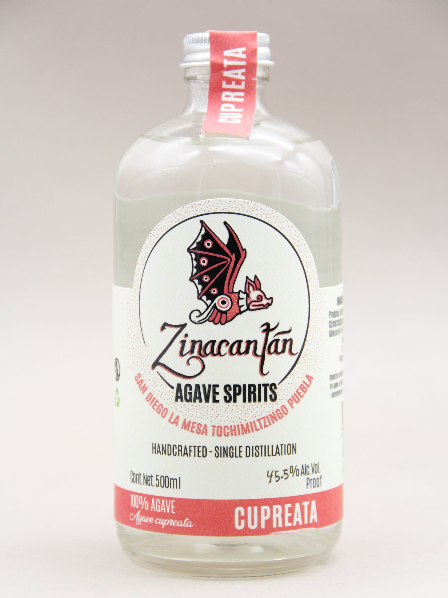 Zinacantan, Agave Spirits from 100% Agave, Cupreata 2023 (45.5%, 50cl)