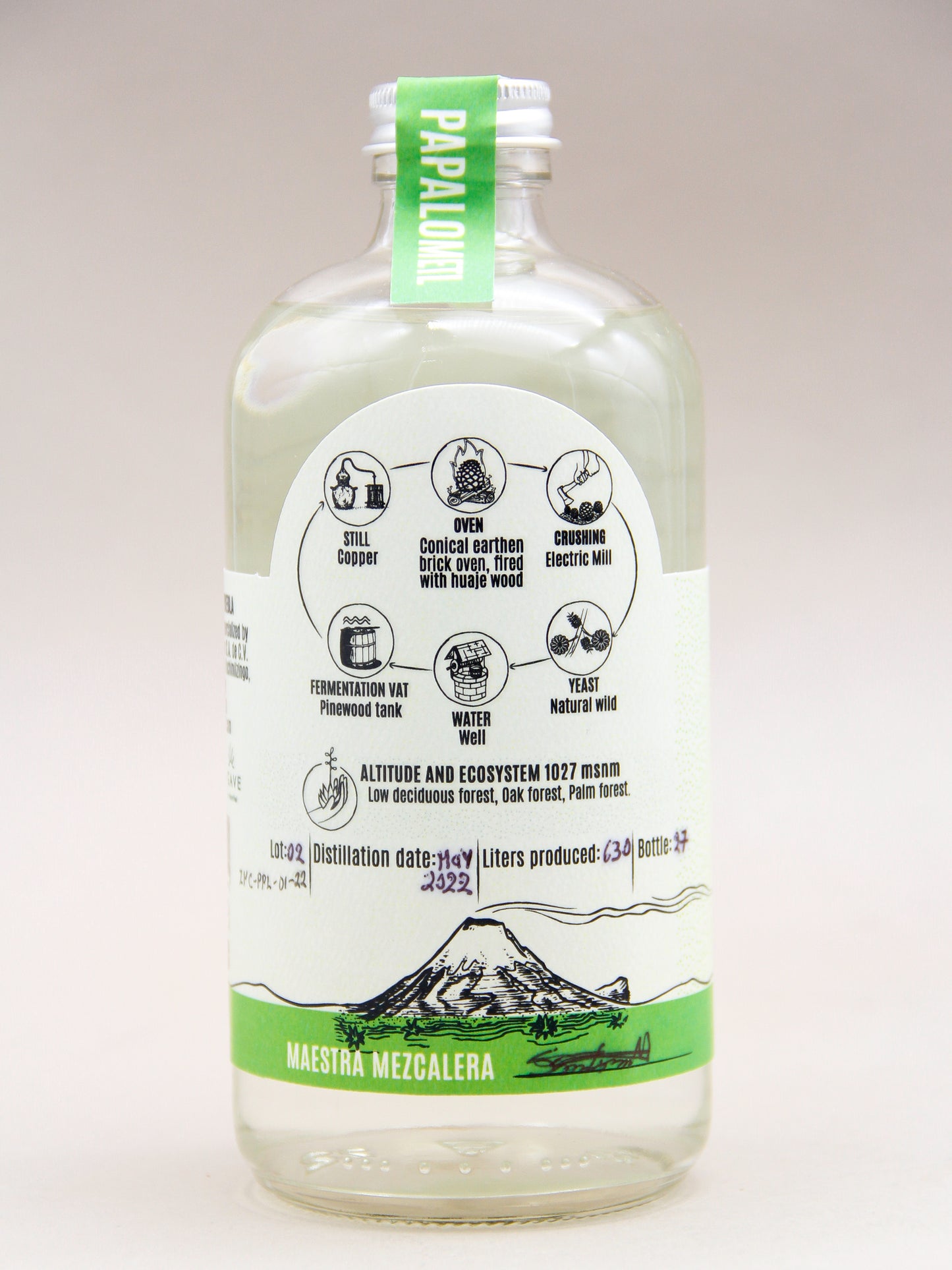 Zinacantan, Agave Spirits from 100% Agave, Papalometl 2022 (48%, 50cl)