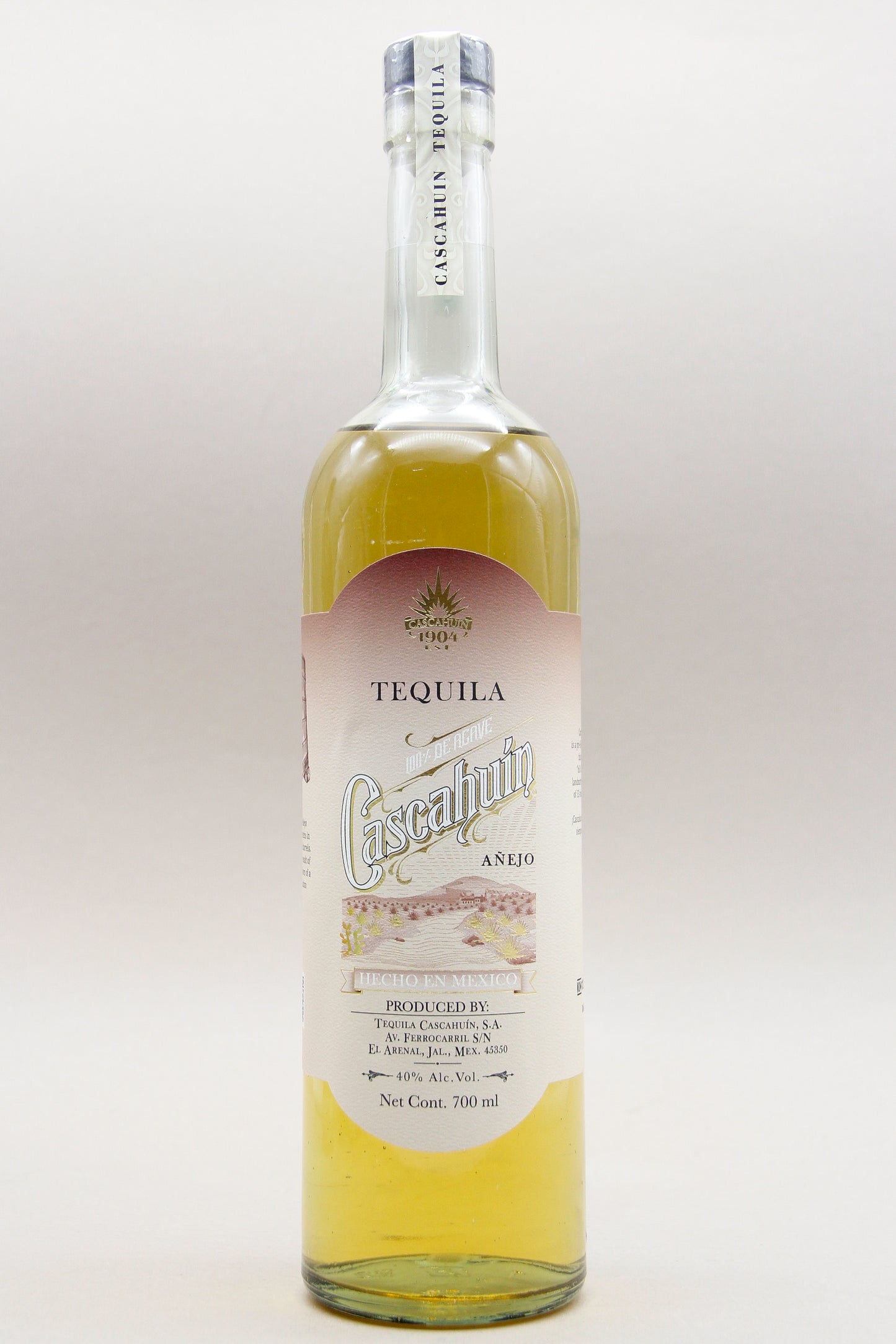 Cascahuin Tequila, Añejo, 100% De Agave (40%, 70cl)