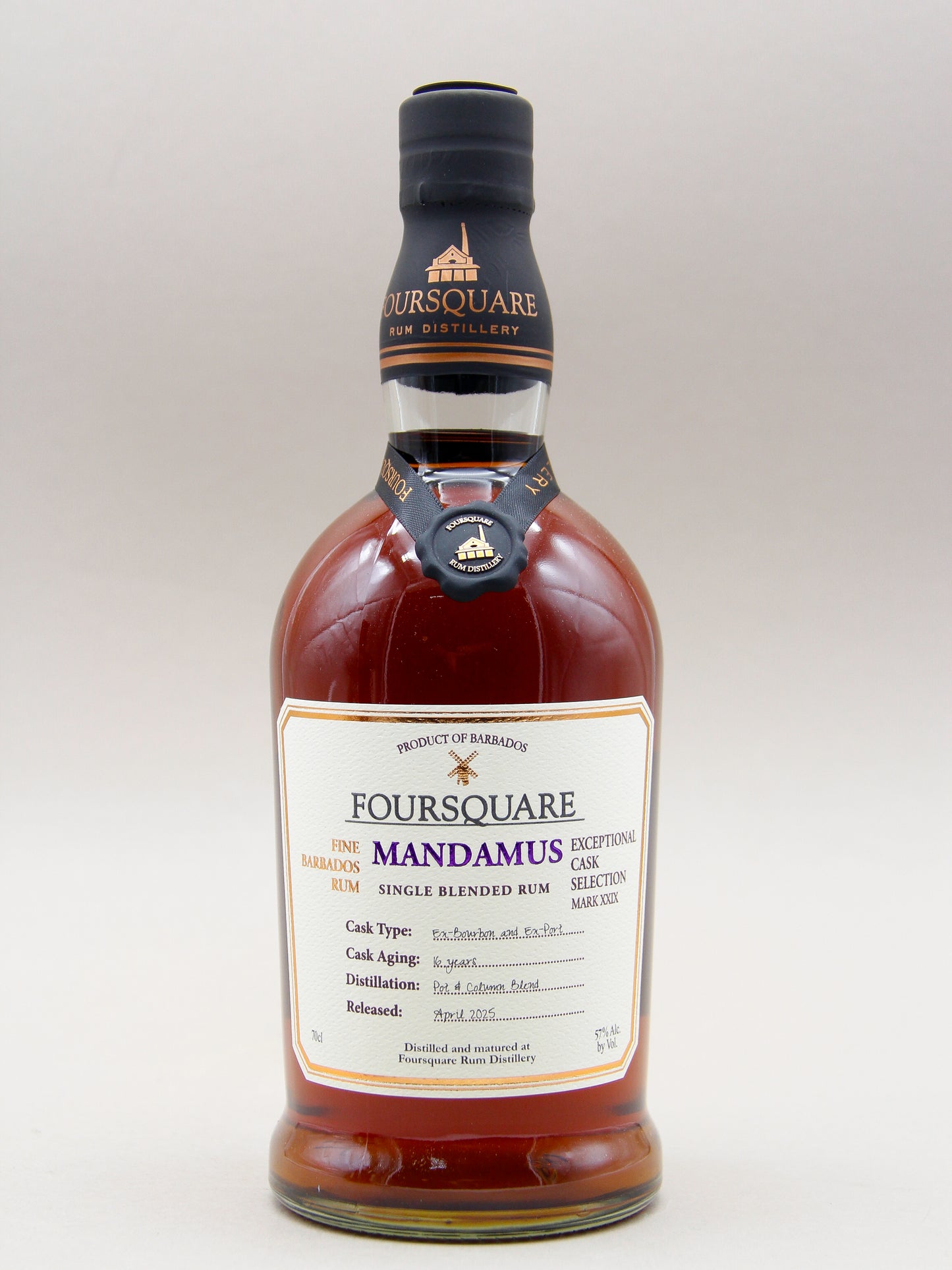 Foursquare Exceptional Cask Selection: Mandamus, Single Blended Rum, 16 Years, Barbados (61%, 70cl)