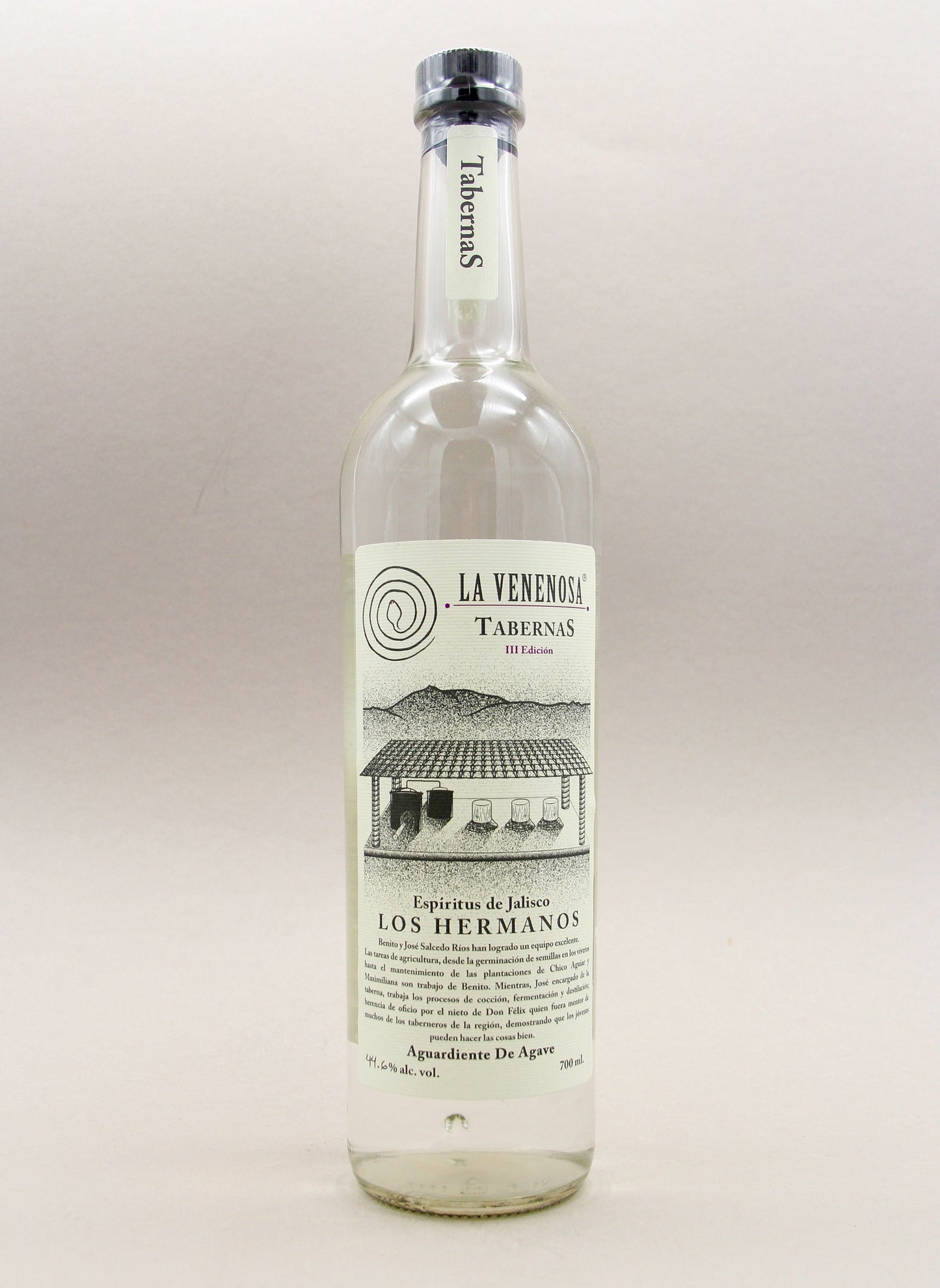La Venenosa Raicilla, Tabernas, III Edicion, Espiritus de Jaliso, Los Hermanos (70cl)