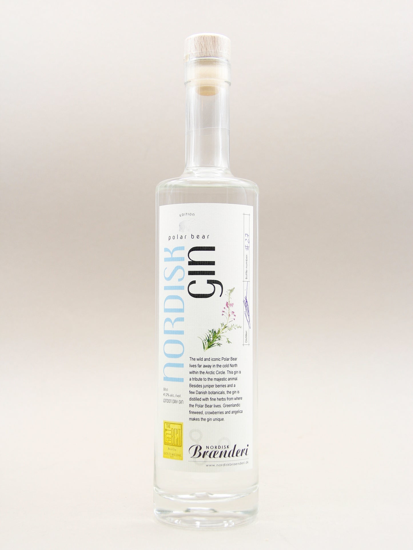 Nordisk Brænderi, Polar Bear Gin, Denmark (41.2%, 50cl)
