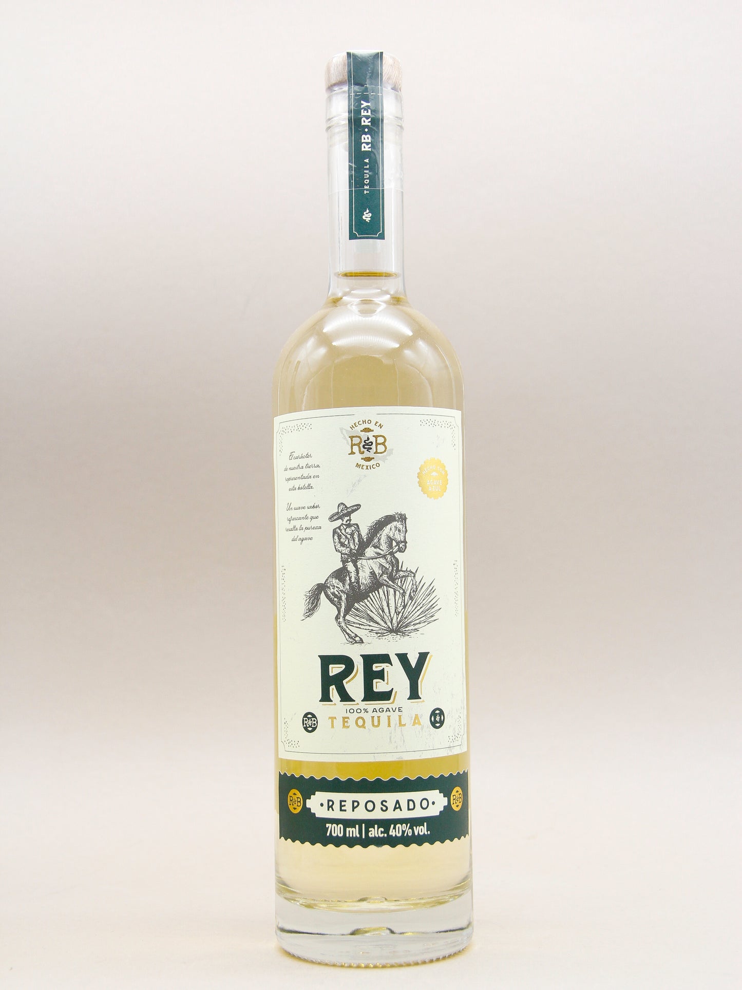 Rey, Reposado Tequila 100% Agave (40%, 70cl)