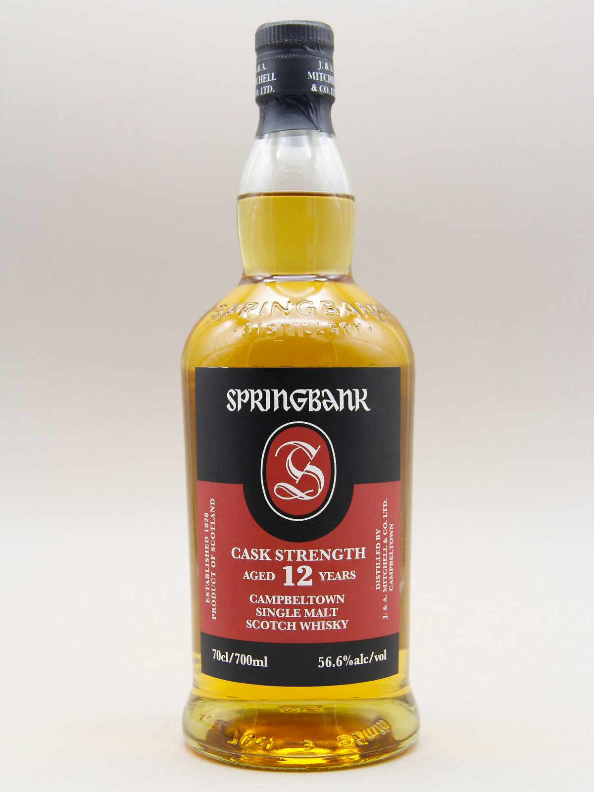 Springbank 12 Years, Cask Strength, January 2026, Campbeltown Scotch Whisky (56.6%, 70cl)