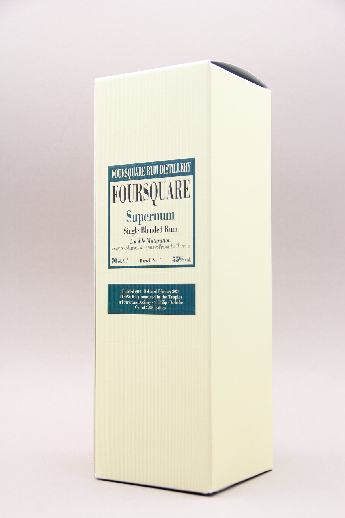 Velier Foursquare Supernum, Single Blended Barbados Rum, Double Maturation, 21 Years (55%, 70cl)