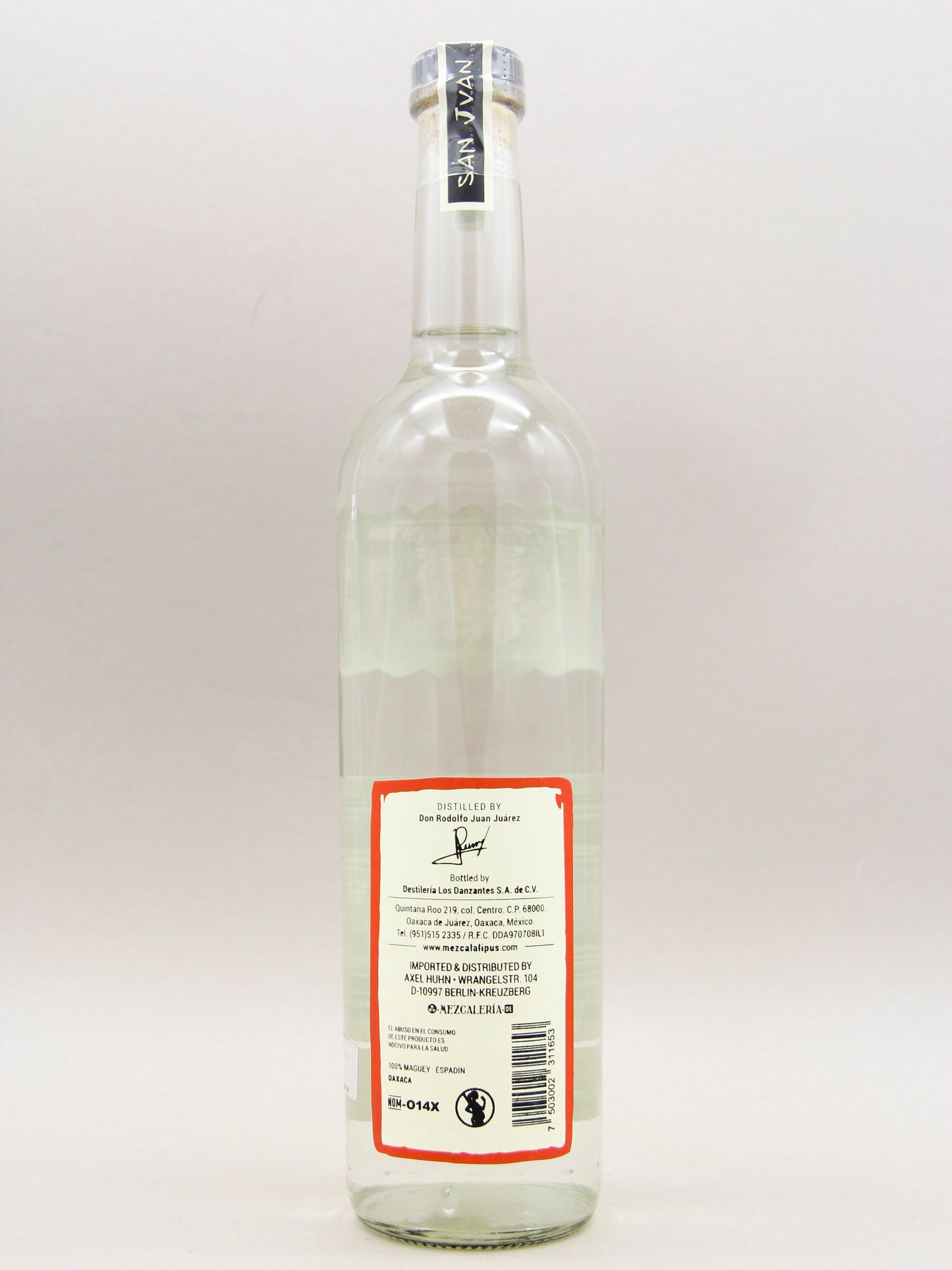 Alipus Mezcal Espadin, San Juan (47.5%, 70cl)