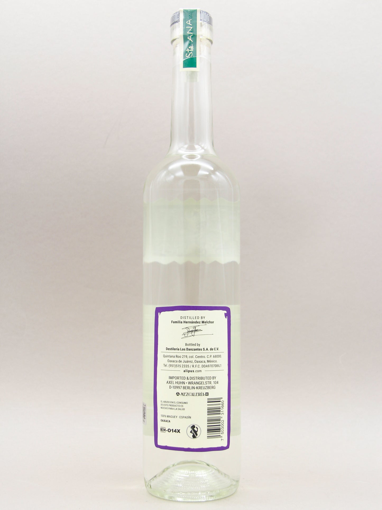 Alipus Mezcal Espadin, Santa Ana Del Rio (70cl)