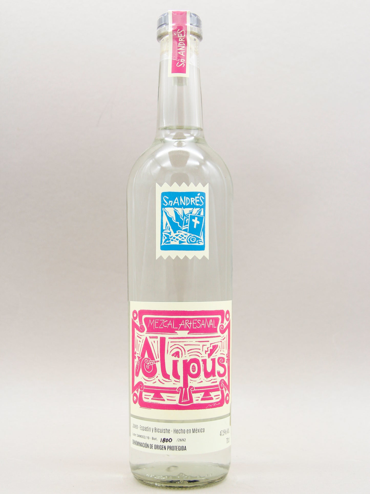Alipus Mezcal, San Andrés, Espadin/Bicuishe (70cl)