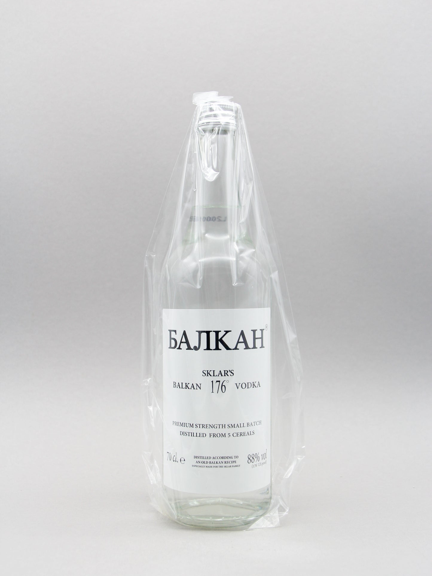 Sklar's Balkan Finland Vodka, (88%, 70cl)