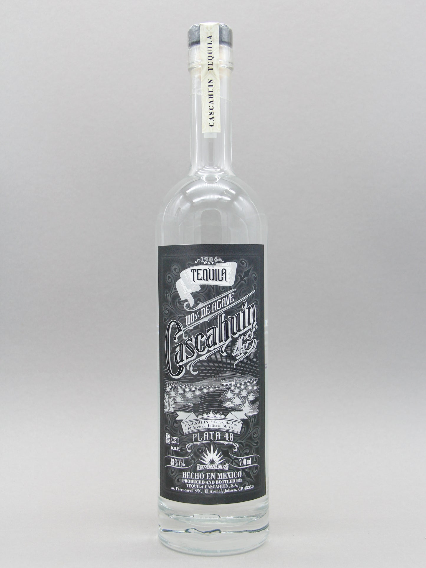 Cascahuin Tequila, Plata 48, 100% De Agave (48%, 70cl)