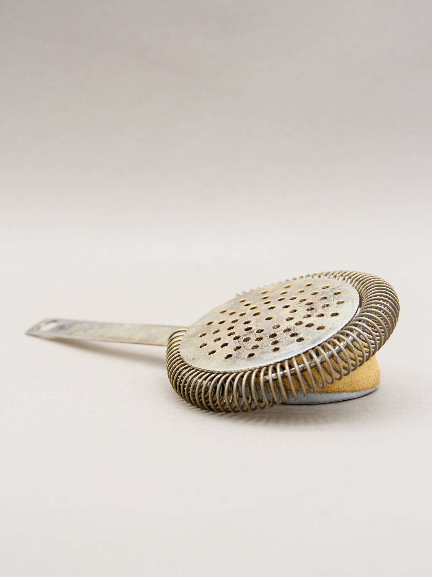 Cocktail Strainer, Silver Plated