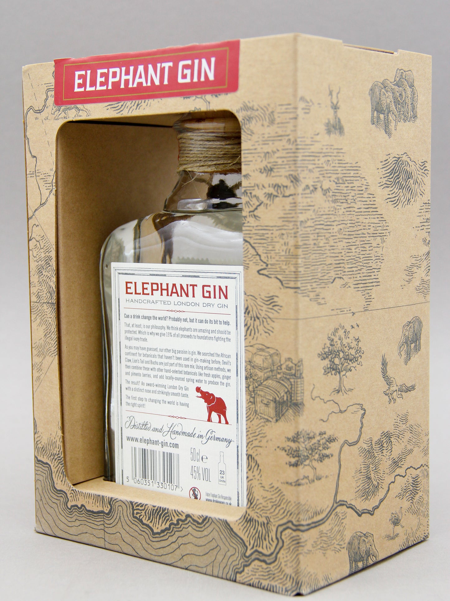 Elephant Gin, Germany (45%, 50cl)