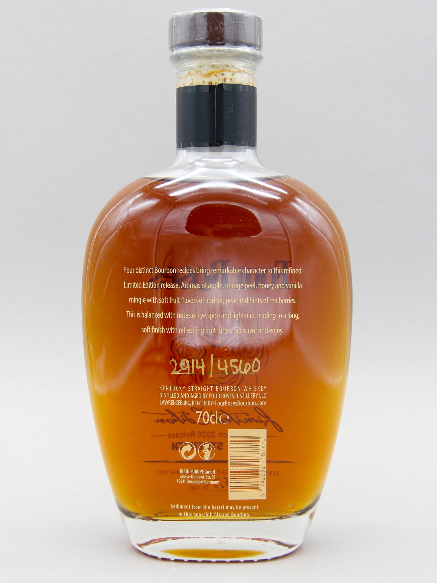 Four Roses, Straight Bourbon Whiskey, Limited Edition 2020 (55.7%, 70cl)