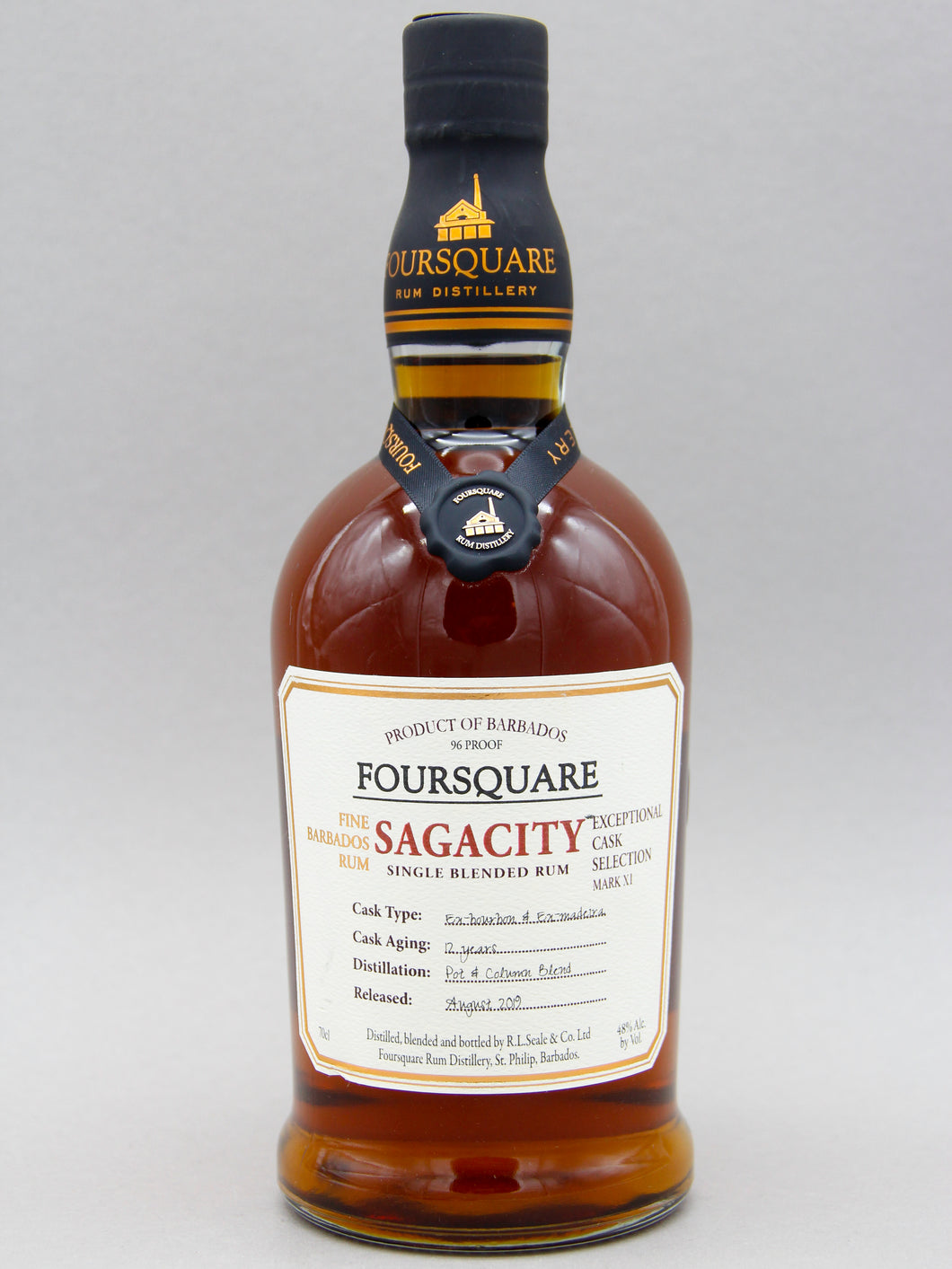 Foursquare Exceptional Cask Selection: Sagacity, Single Blended Rum, 12 Years, Barbados (48%, 70cl)