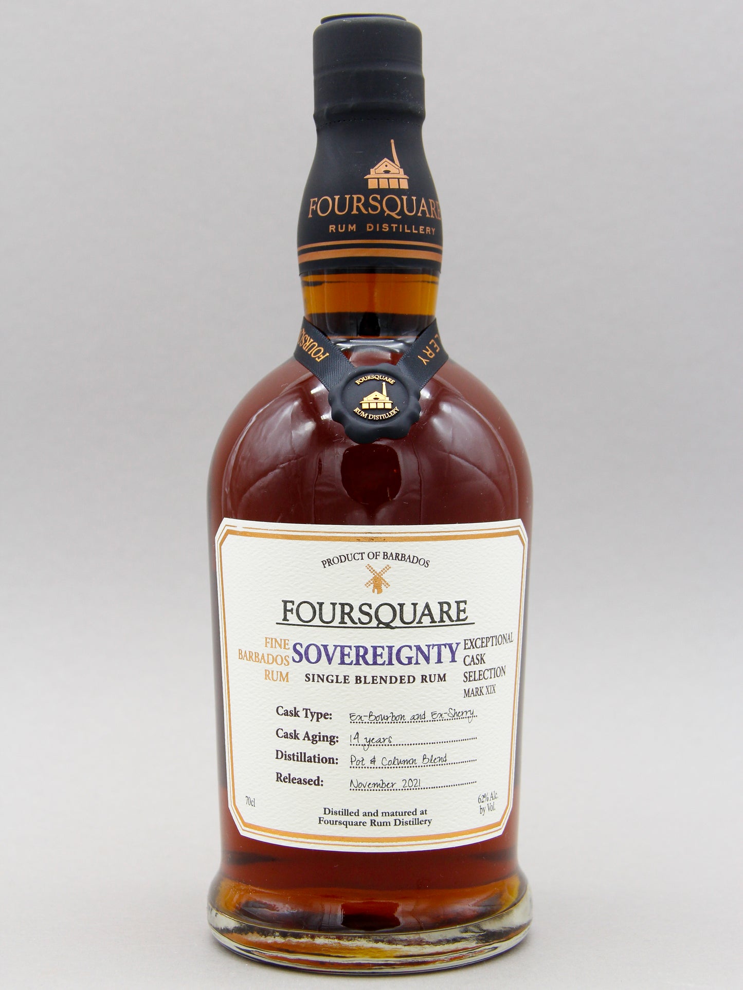 Foursquare Exceptional Cask Selection: Sovereignity, Single Blended Rum, 14 Years, Barbados (62%, 70cl)
