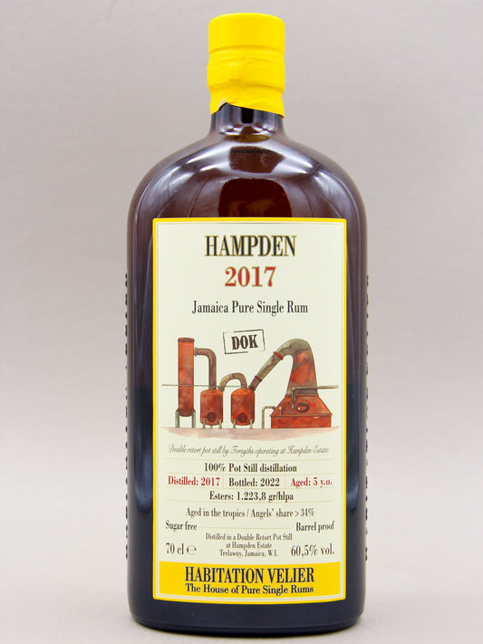 Habitation Velier, Hampden 2017, DOK, Jamaica Pure Single Rum, Aged 5 years (60.5%, 70cl)