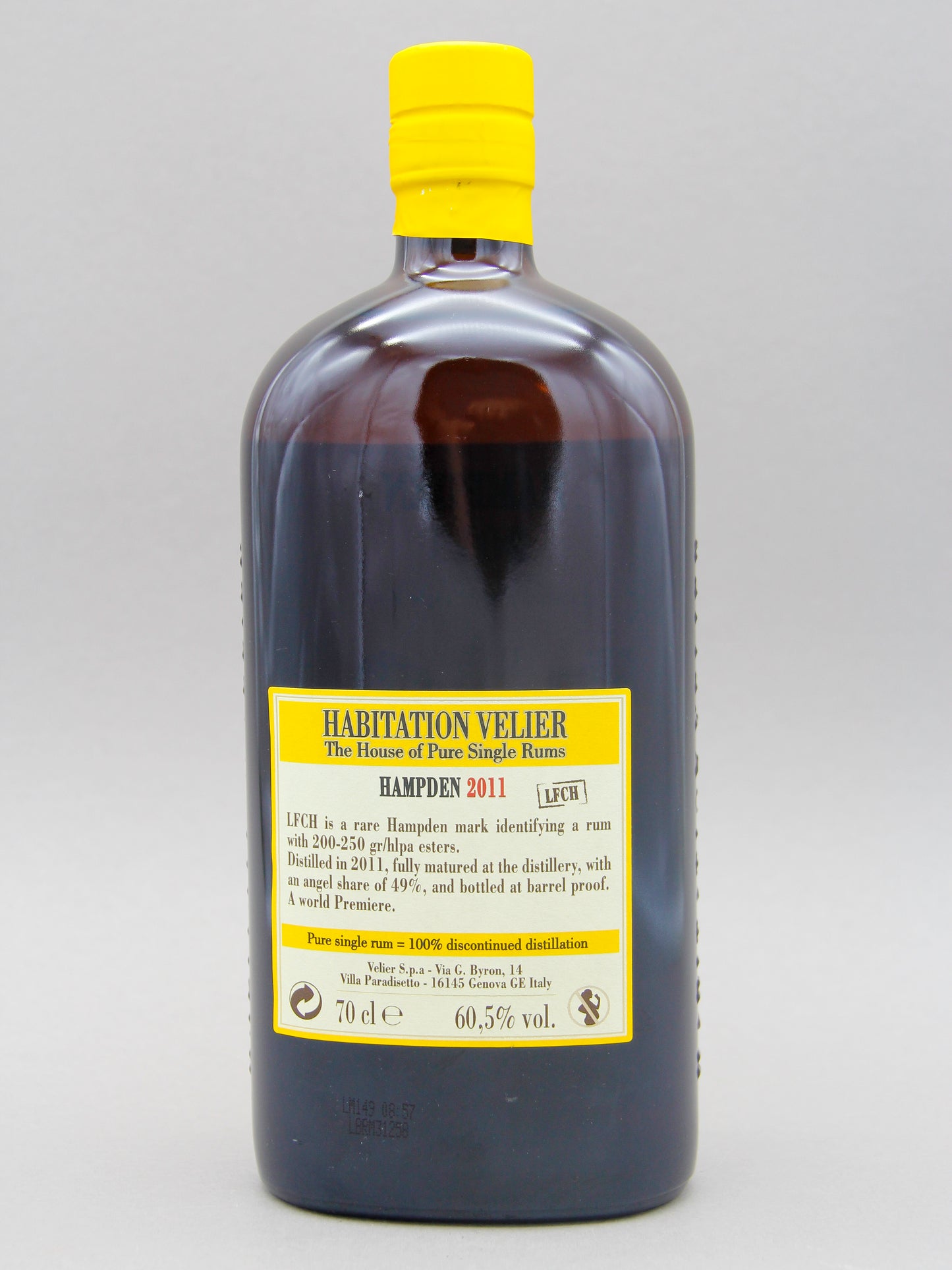 Habitation Velier, Hampden LFCH 7 Years Rum, Jamaica 2011 (60,5%, 70cl)